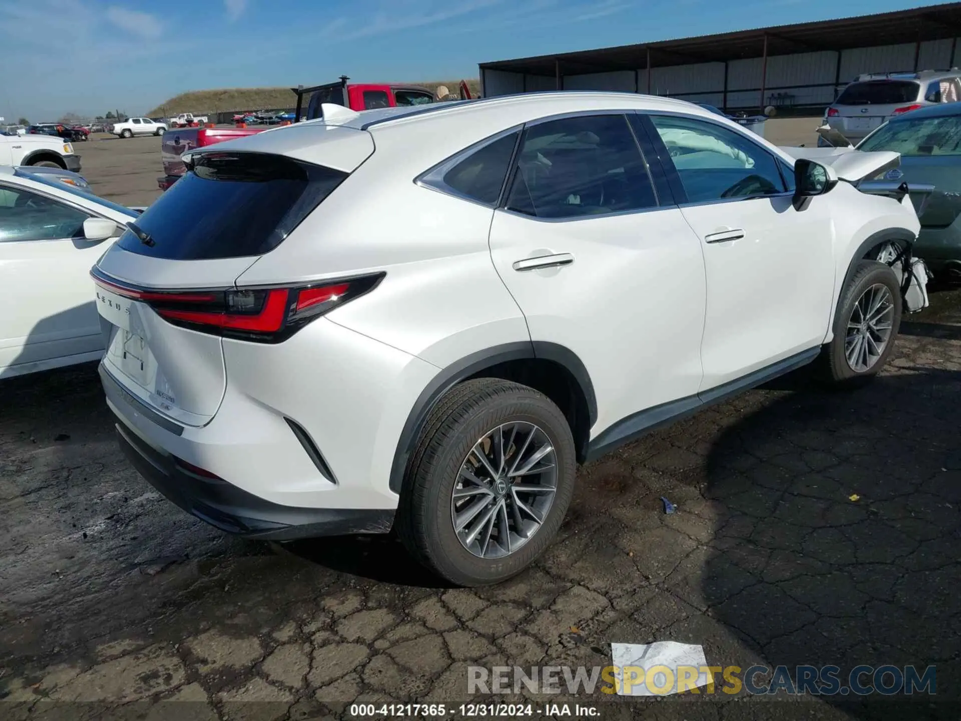 4 Фотография поврежденного автомобиля 2T2AGCEZ7NC002524 LEXUS NX 350 2022