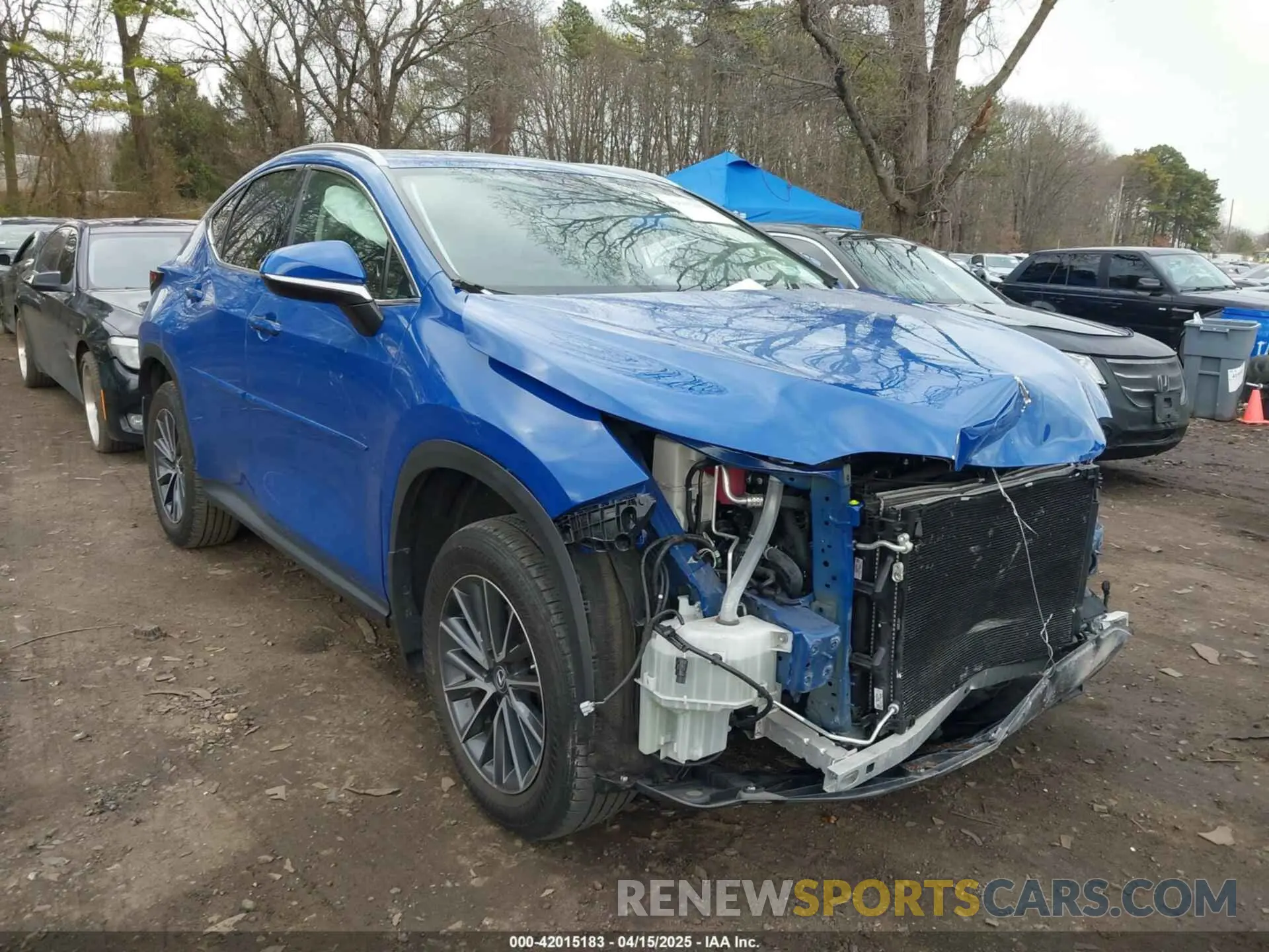 1 Photograph of a damaged car 2T2AGCEZ9NC014240 LEXUS NX 350 2022