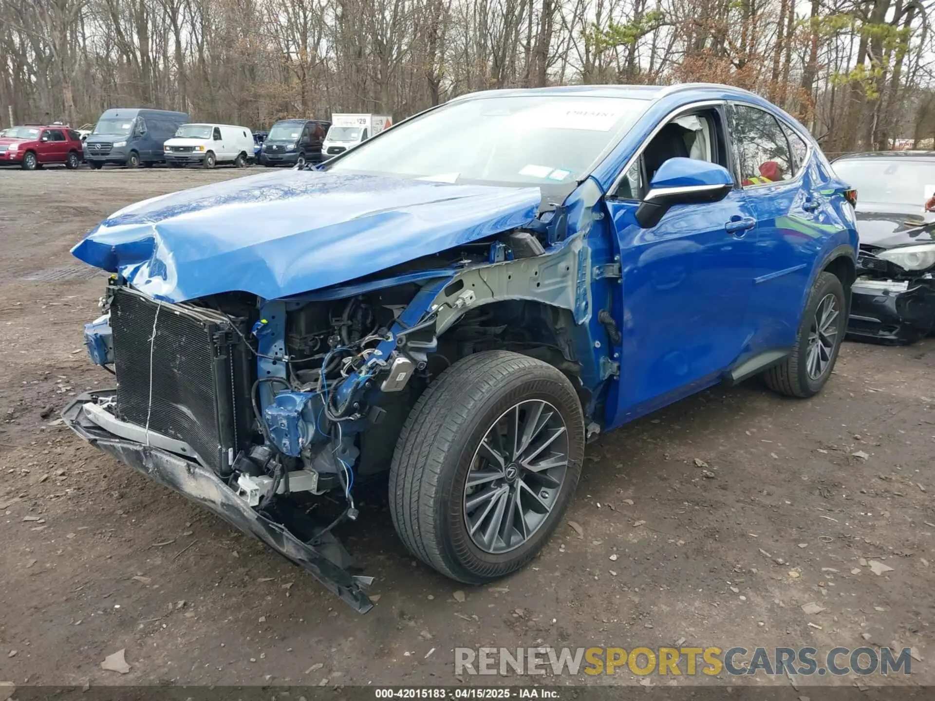 2 Photograph of a damaged car 2T2AGCEZ9NC014240 LEXUS NX 350 2022