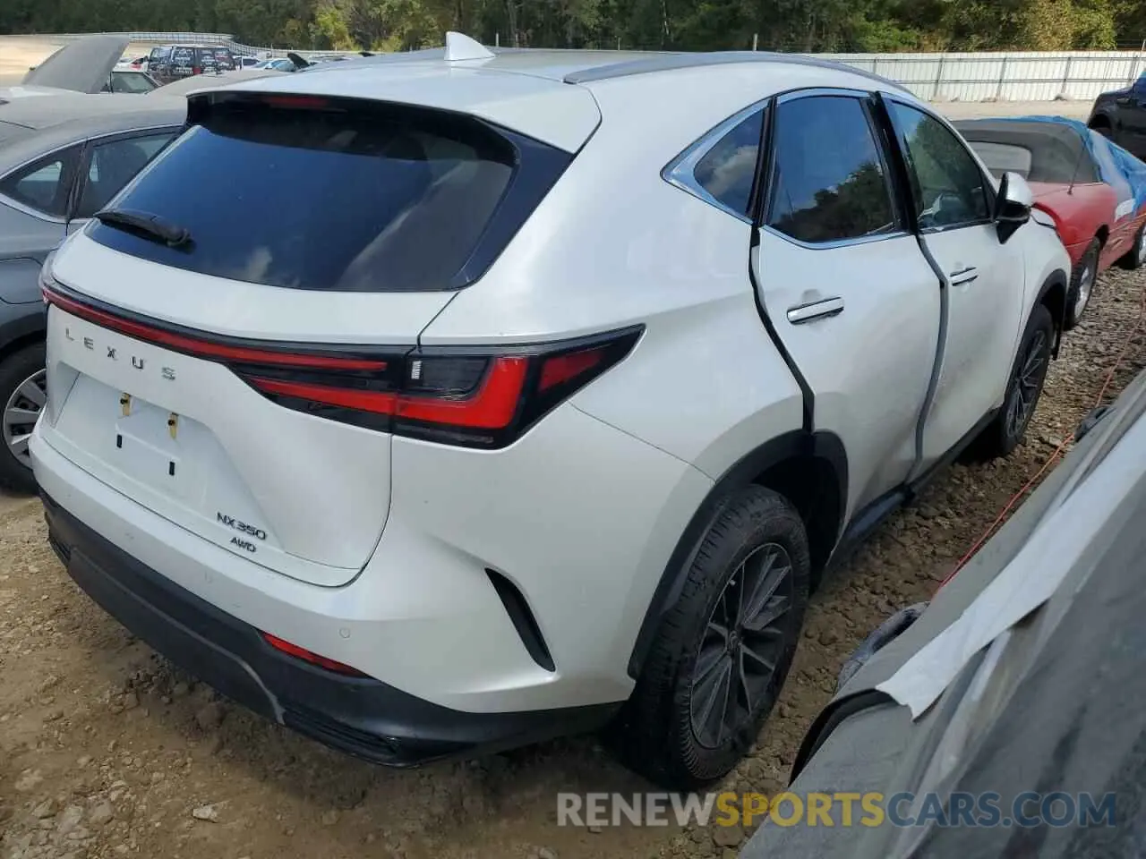 3 Фотография поврежденного автомобиля 2T2GGCEZ0NC003878 LEXUS NX 350 2022