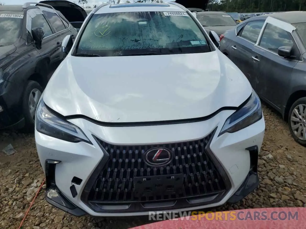 5 Фотография поврежденного автомобиля 2T2GGCEZ0NC003878 LEXUS NX 350 2022