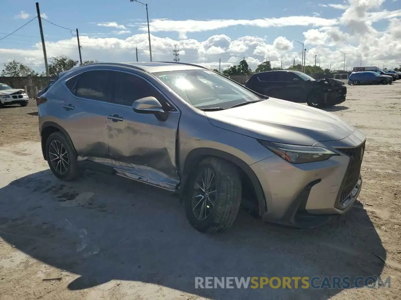 4 Фотография поврежденного автомобиля 2T2GGCEZ0NC006943 LEXUS NX 350 2022