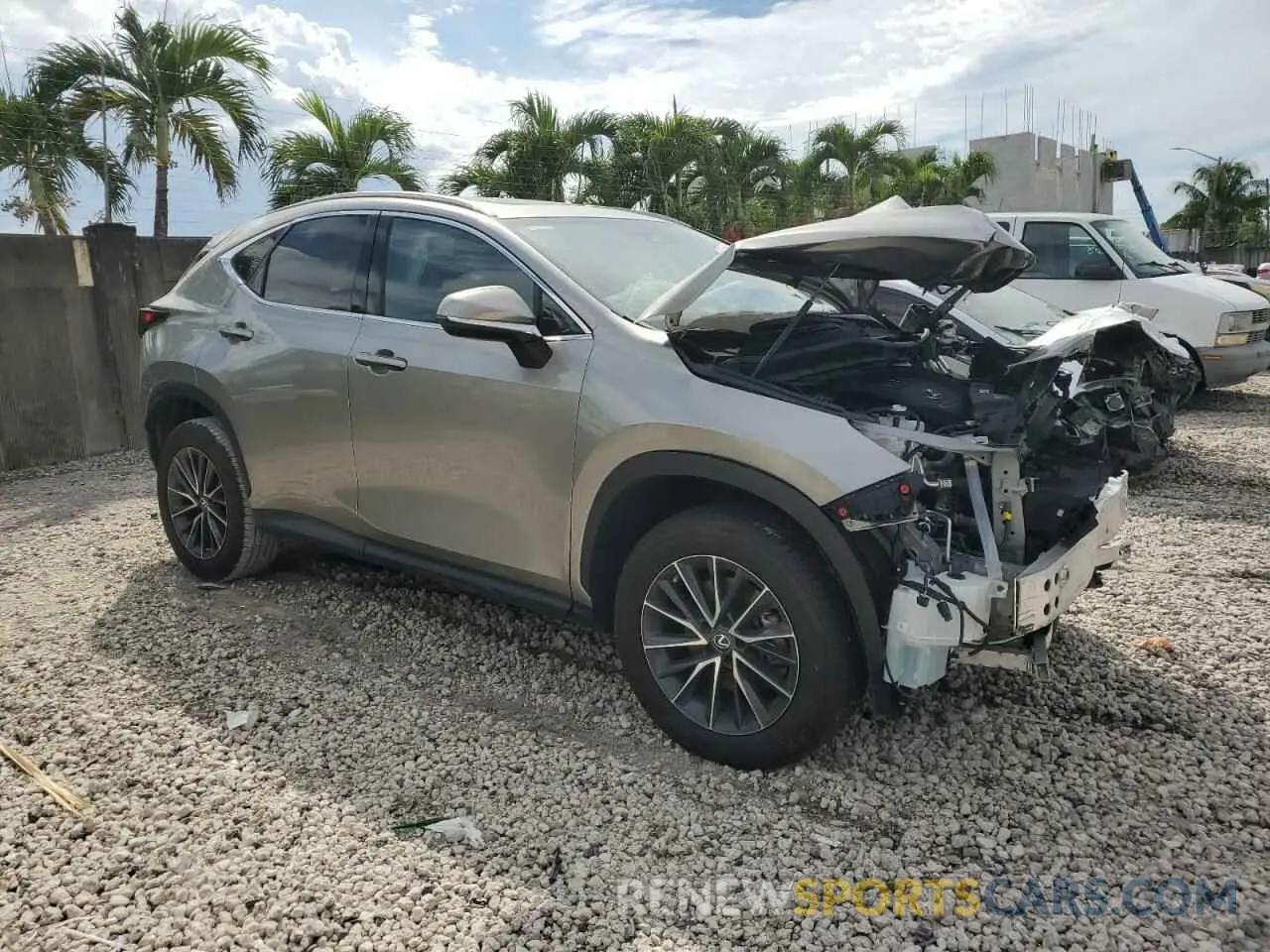 4 Photograph of a damaged car 2T2GGCEZ1NC008202 LEXUS NX 350 2022
