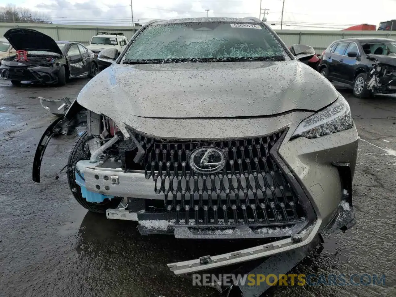 5 Фотография поврежденного автомобиля 2T2GGCEZ2NC002442 LEXUS NX 350 2022