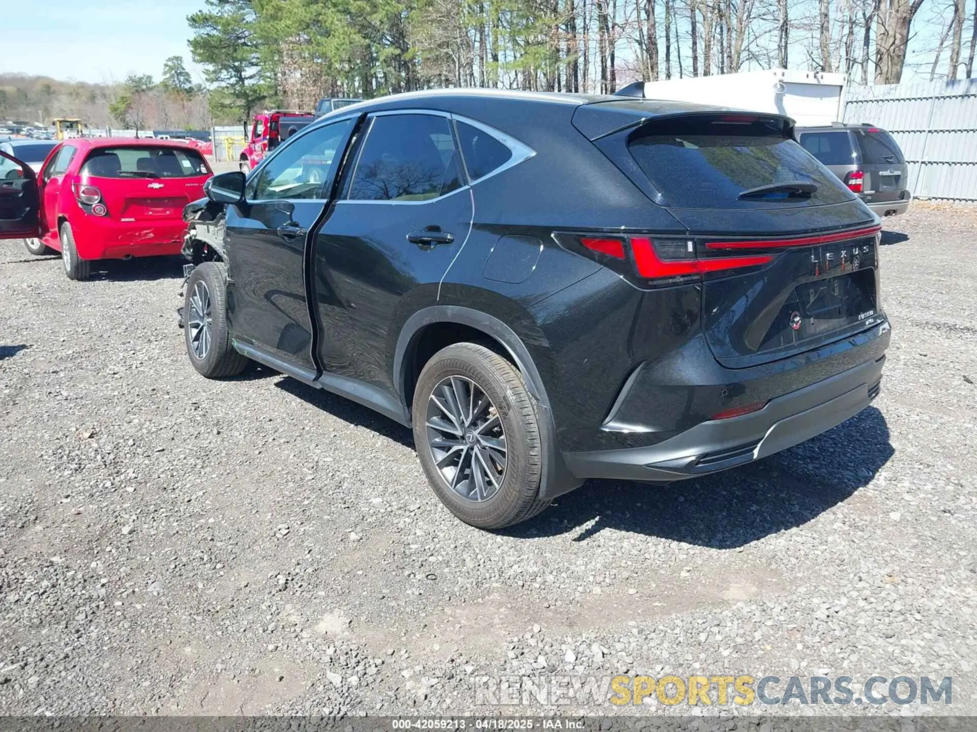 3 Фотография поврежденного автомобиля 2T2GGCEZ2NC004465 LEXUS NX 350 2022