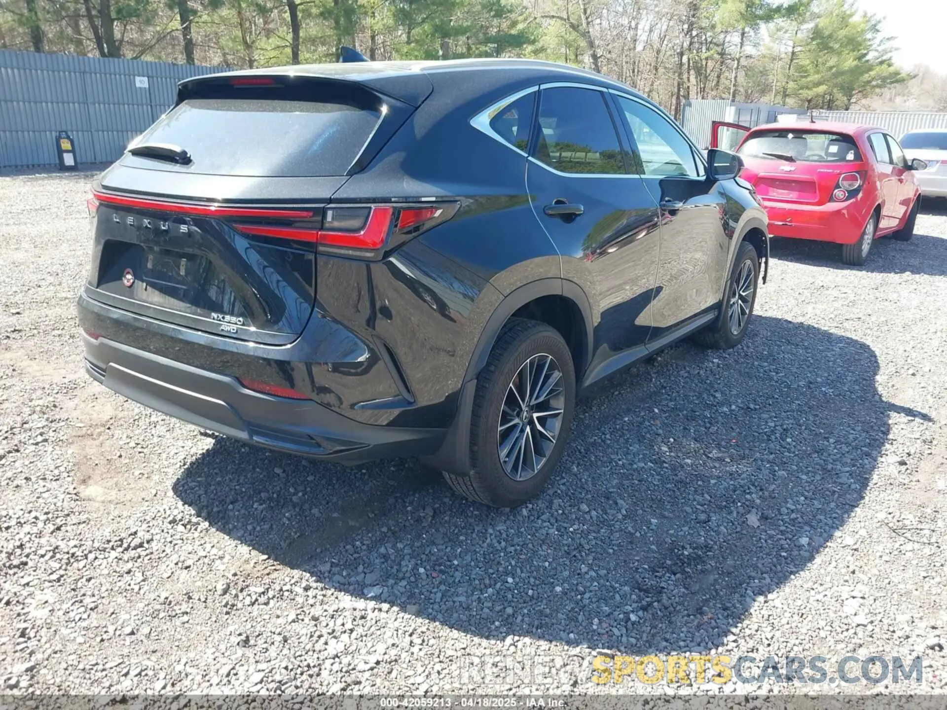 4 Фотография поврежденного автомобиля 2T2GGCEZ2NC004465 LEXUS NX 350 2022