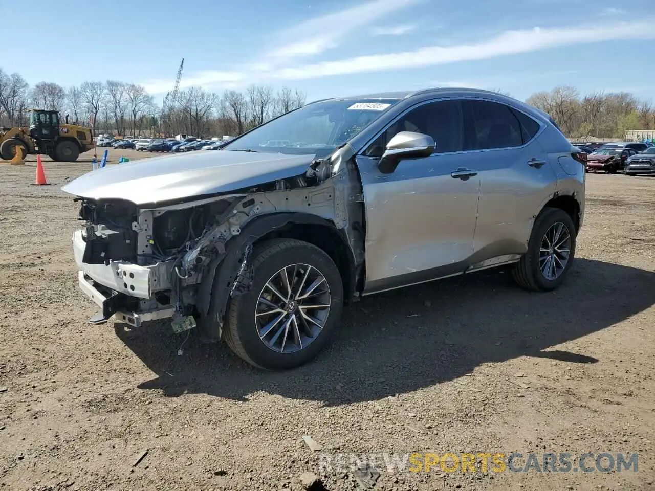 1 Photograph of a damaged car 2T2GGCEZ2NC011383 LEXUS NX 350 2022
