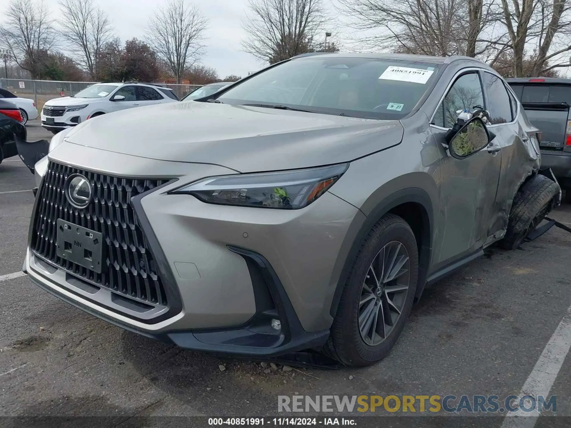 2 Фотография поврежденного автомобиля 2T2GGCEZ7NC008723 LEXUS NX 350 2022
