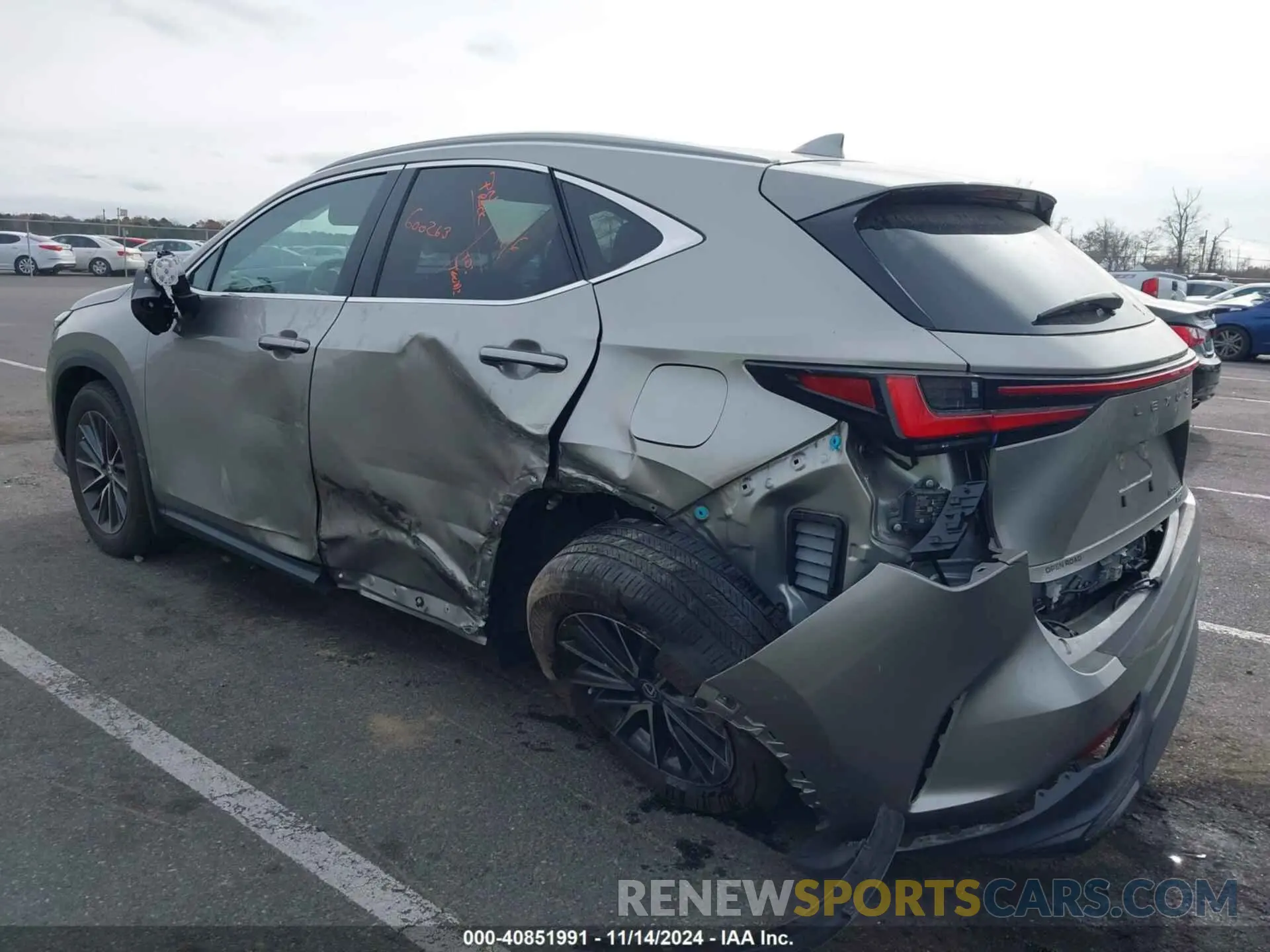 6 Фотография поврежденного автомобиля 2T2GGCEZ7NC008723 LEXUS NX 350 2022