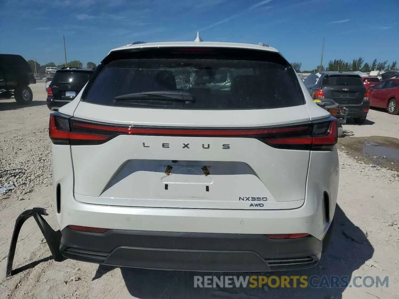 6 Фотография поврежденного автомобиля 2T2GGCEZ7NC013064 LEXUS NX 350 2022