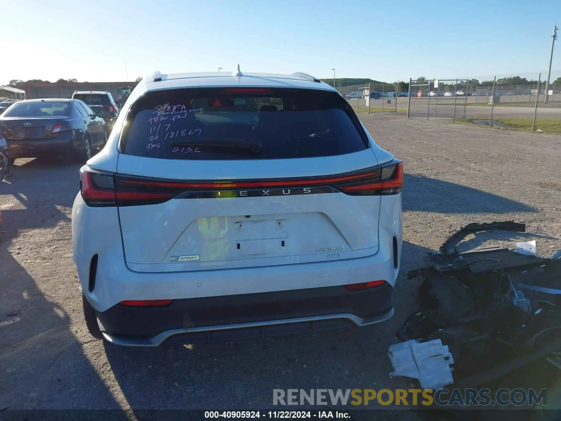 17 Фотография поврежденного автомобиля 2T2KGCEZ7NC007078 LEXUS NX 350 2022
