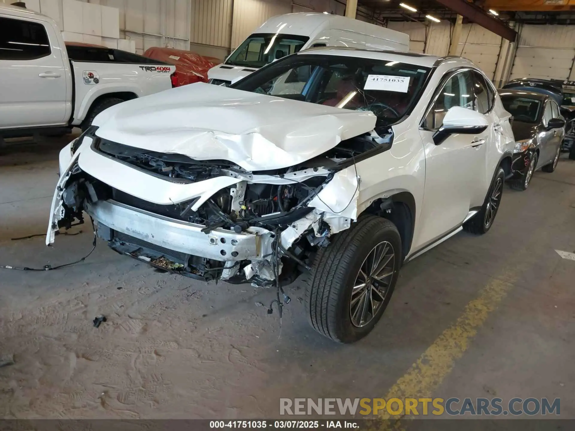 2 Photograph of a damaged car JTJAGCEZ8N5001736 LEXUS NX 350 2022