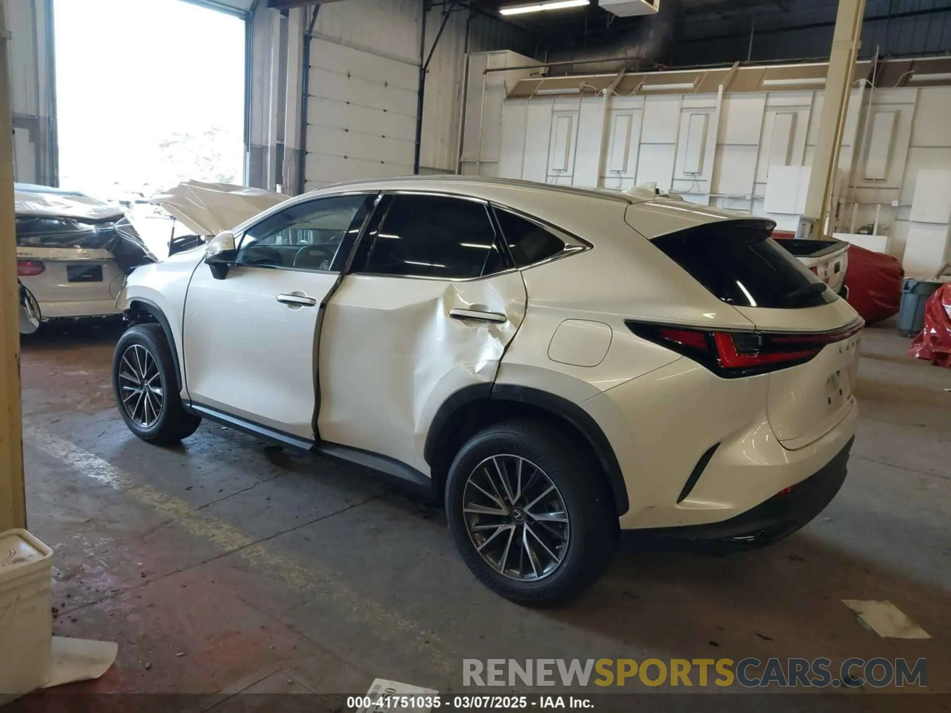 3 Photograph of a damaged car JTJAGCEZ8N5001736 LEXUS NX 350 2022