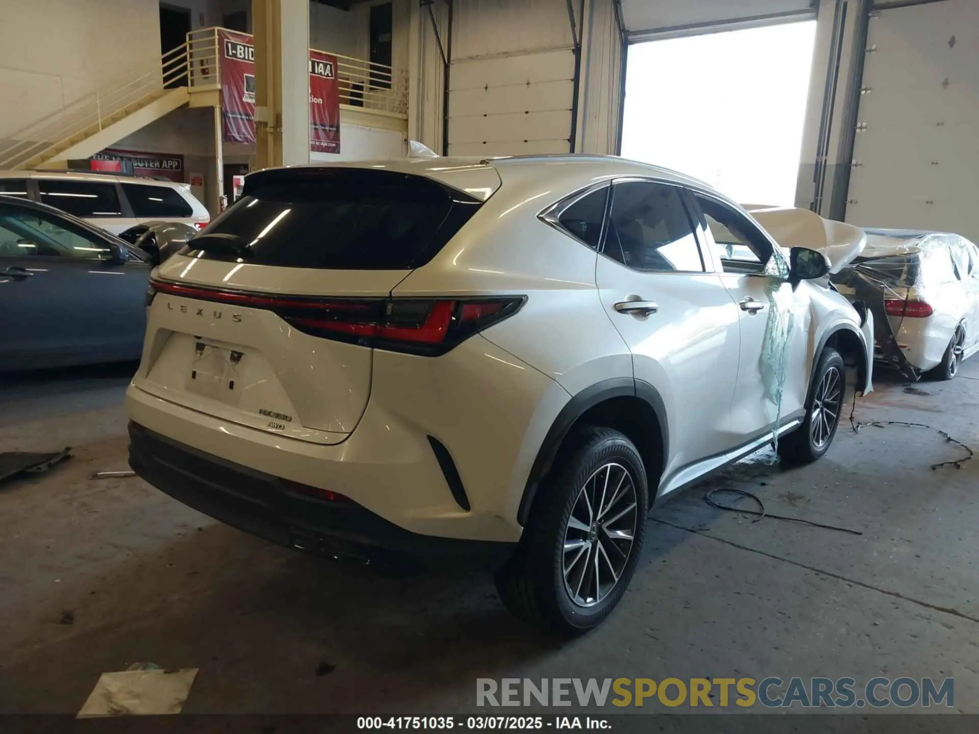 4 Photograph of a damaged car JTJAGCEZ8N5001736 LEXUS NX 350 2022