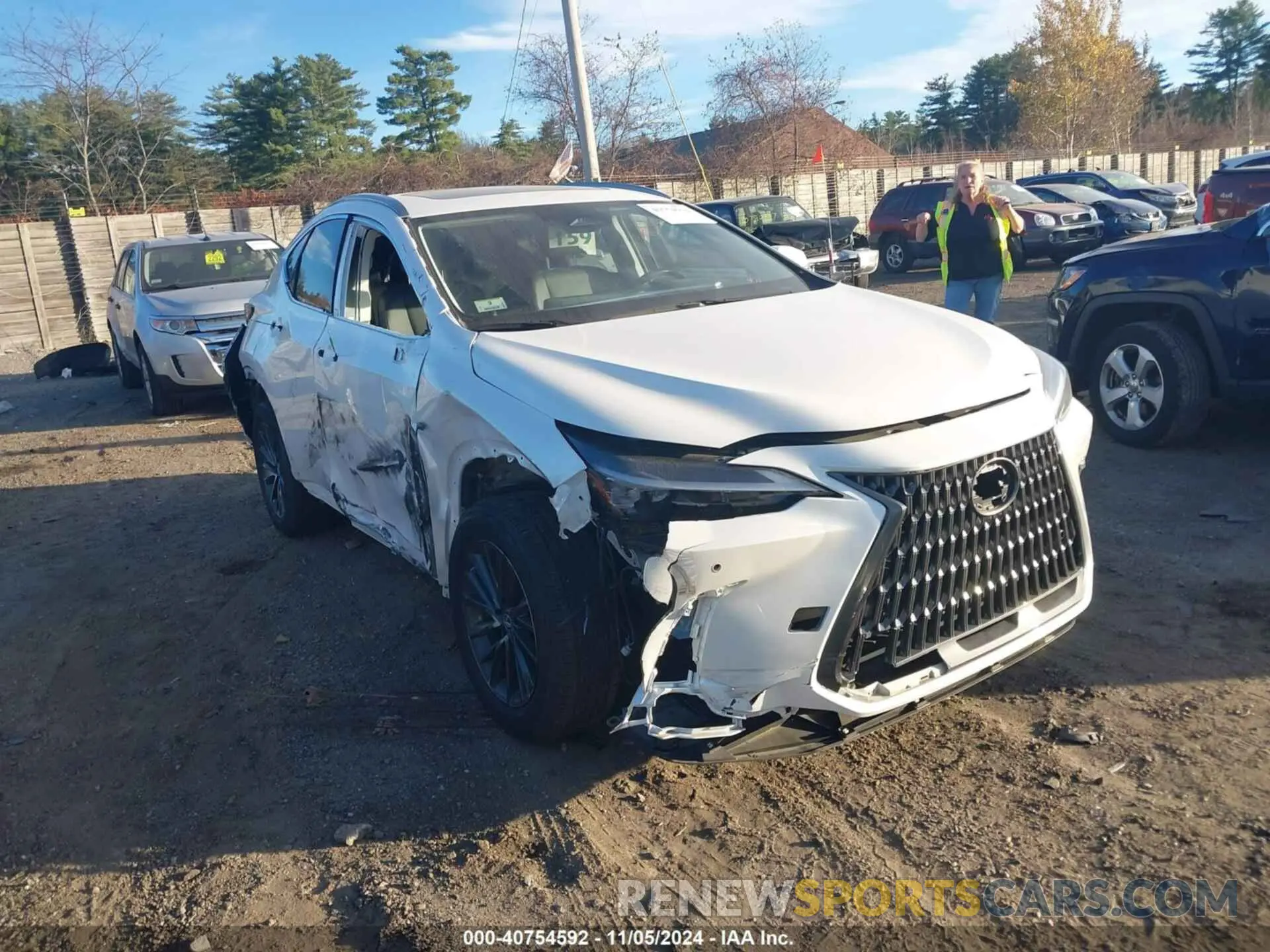 1 Photograph of a damaged car JTJGGCEZ5N5002949 LEXUS NX 350 2022