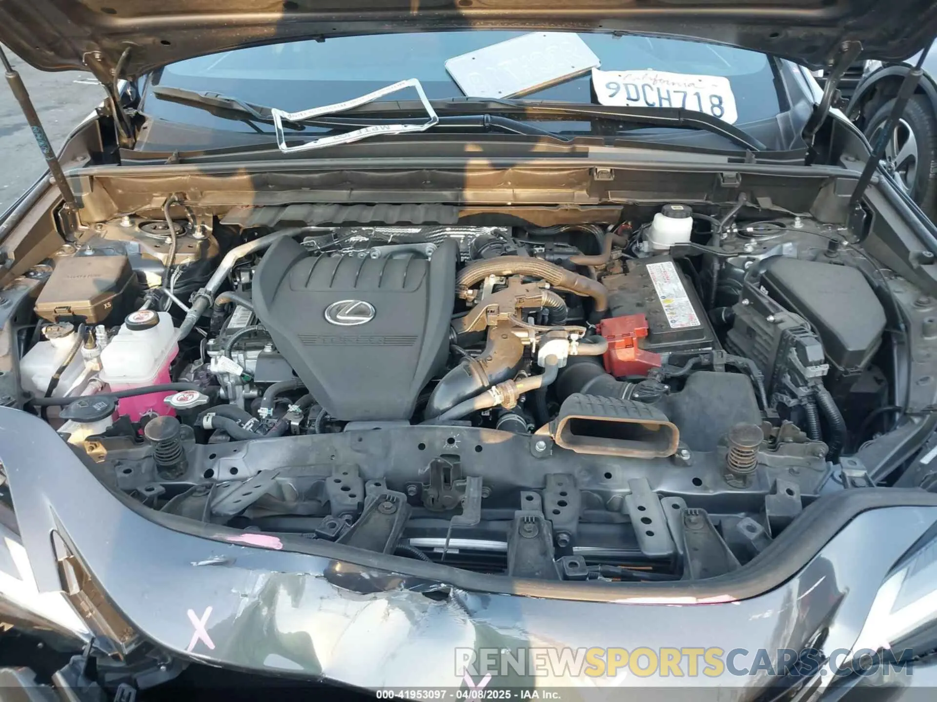 10 Photograph of a damaged car JTJGGCEZ5N5004331 LEXUS NX 350 2022