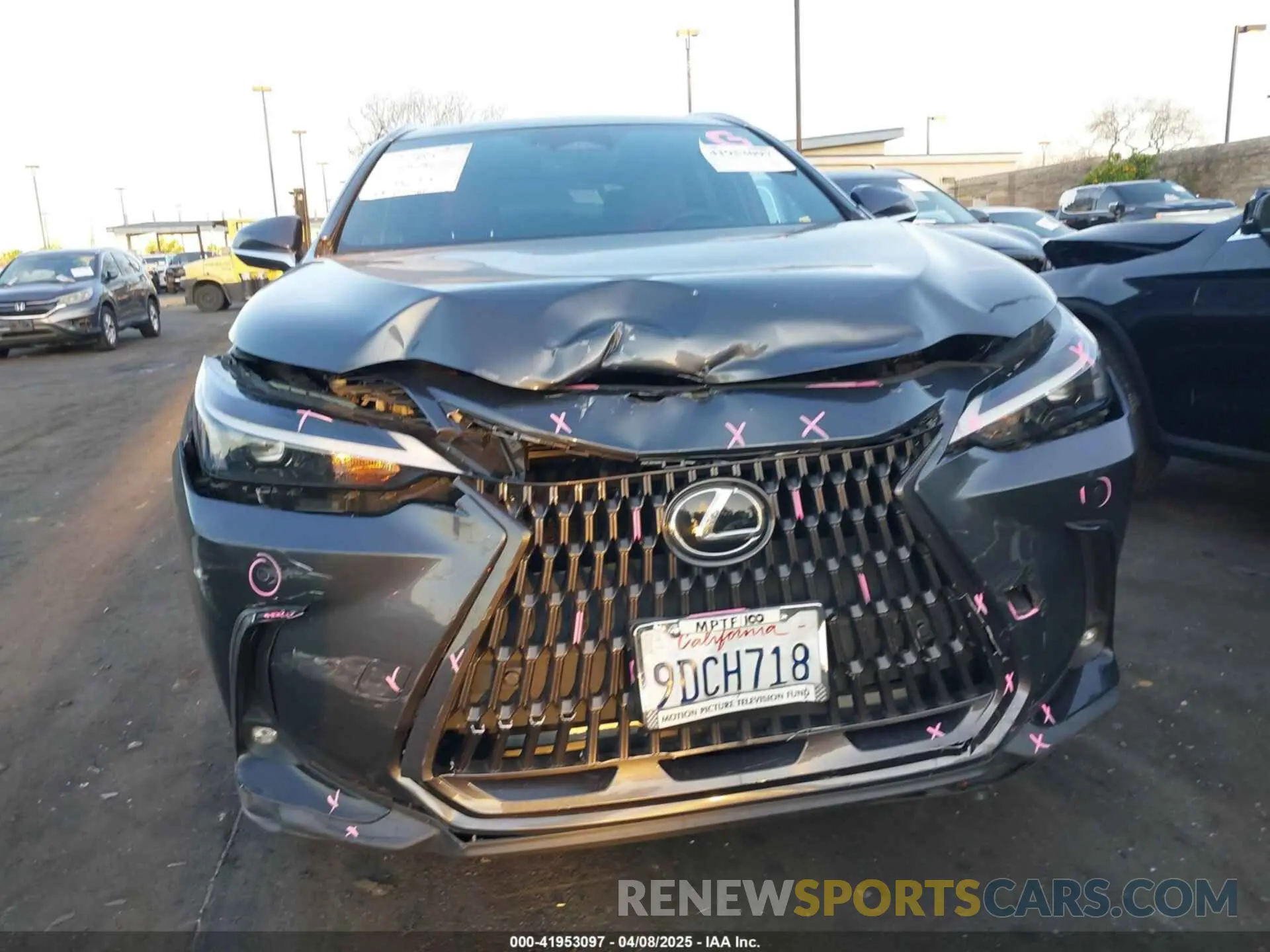 6 Photograph of a damaged car JTJGGCEZ5N5004331 LEXUS NX 350 2022