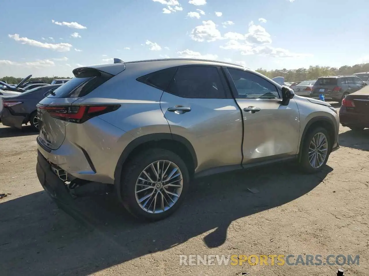 3 Фотография поврежденного автомобиля JTJHGCEZ9N2006007 LEXUS NX 350 2022