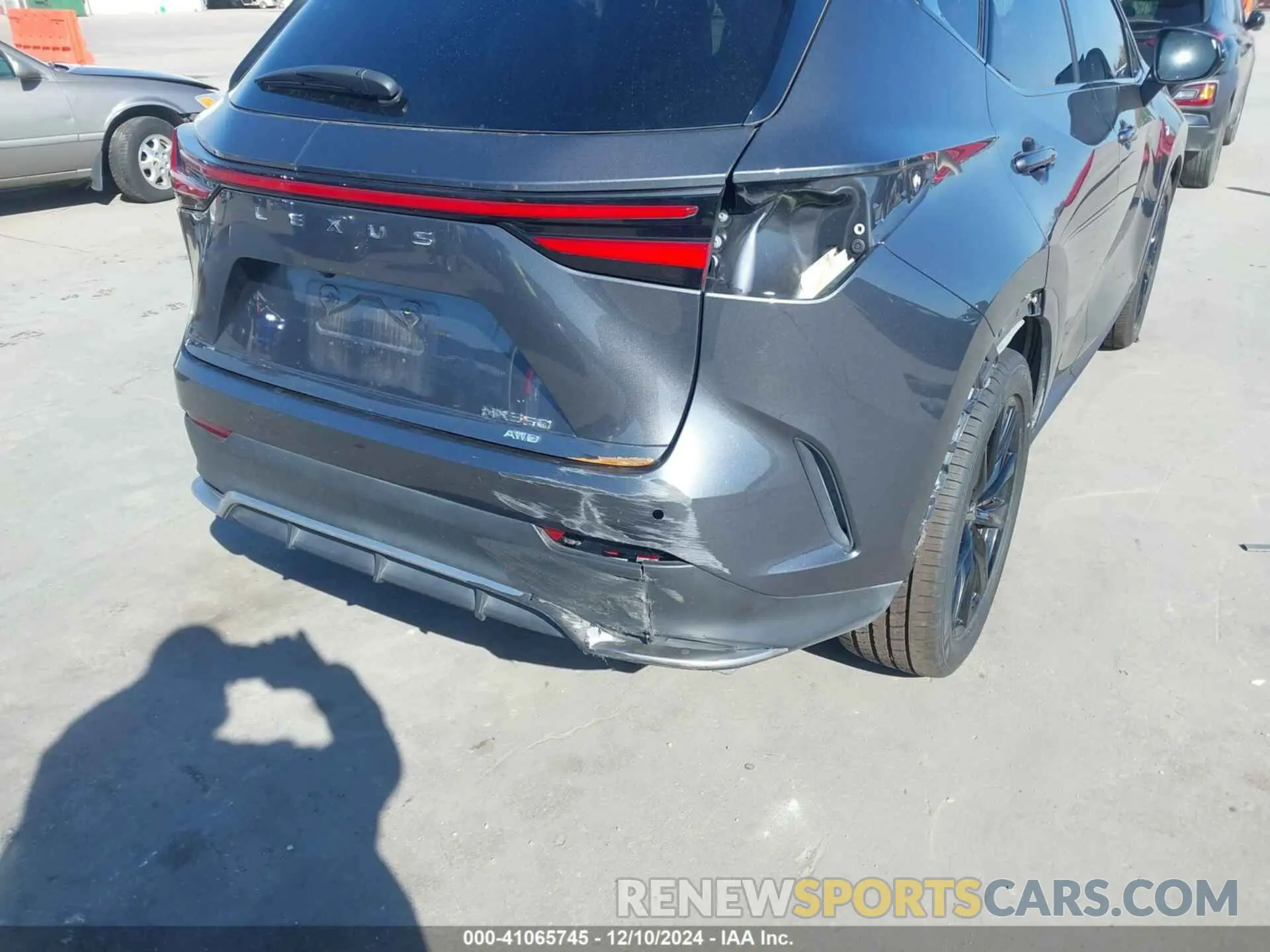 6 Фотография поврежденного автомобиля JTJKGCEZ1N2005634 LEXUS NX 350 2022