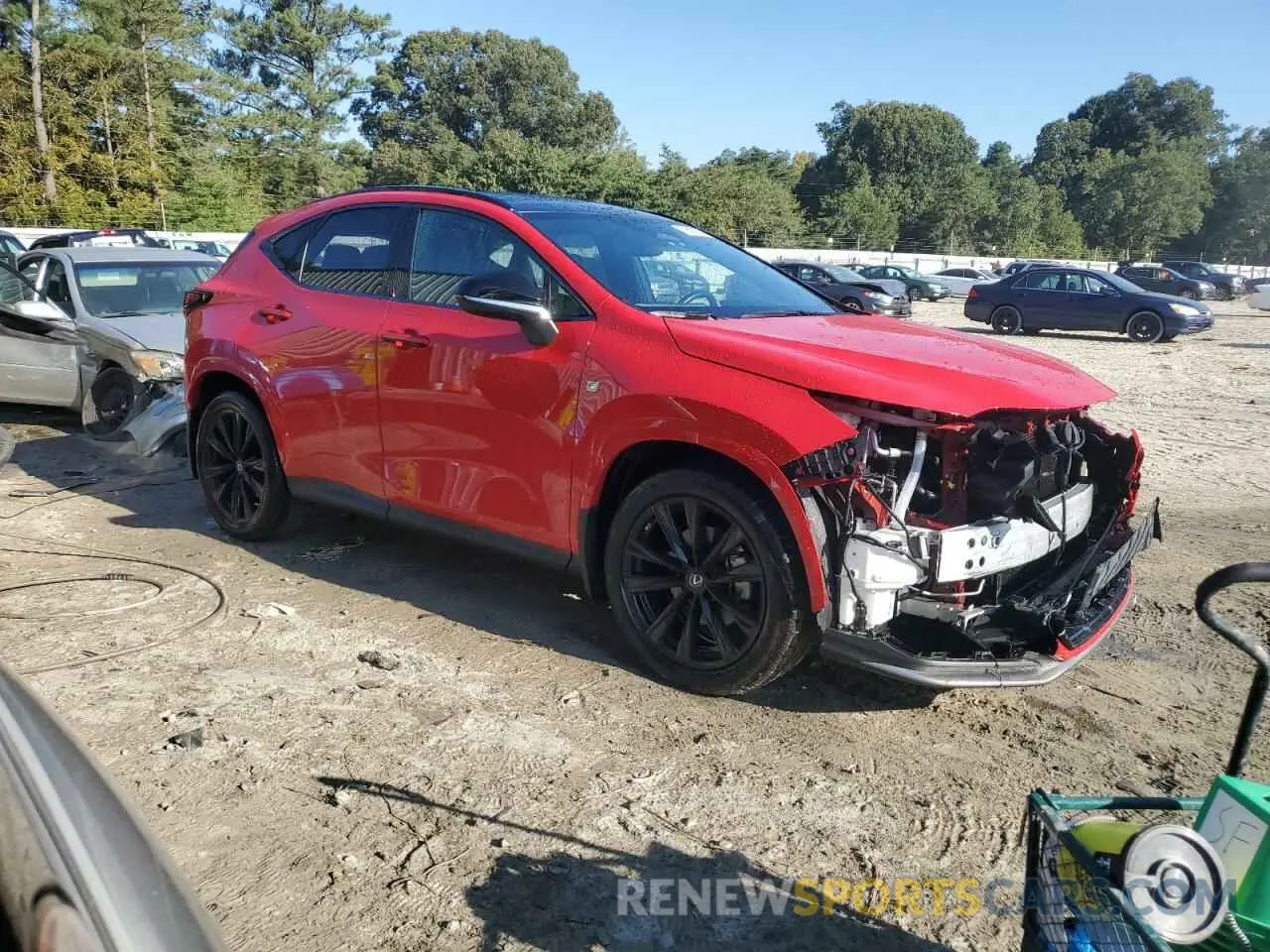 4 Фотография поврежденного автомобиля JTJKGCEZ3N2001665 LEXUS NX 350 2022