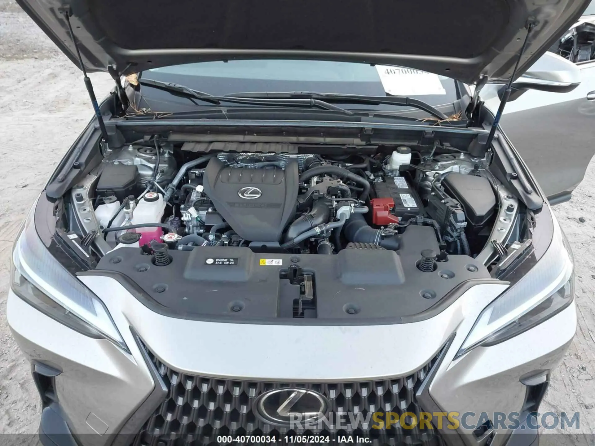 10 Фотография поврежденного автомобиля 2T2GGCEZ1PC019526 LEXUS NX 350 2023