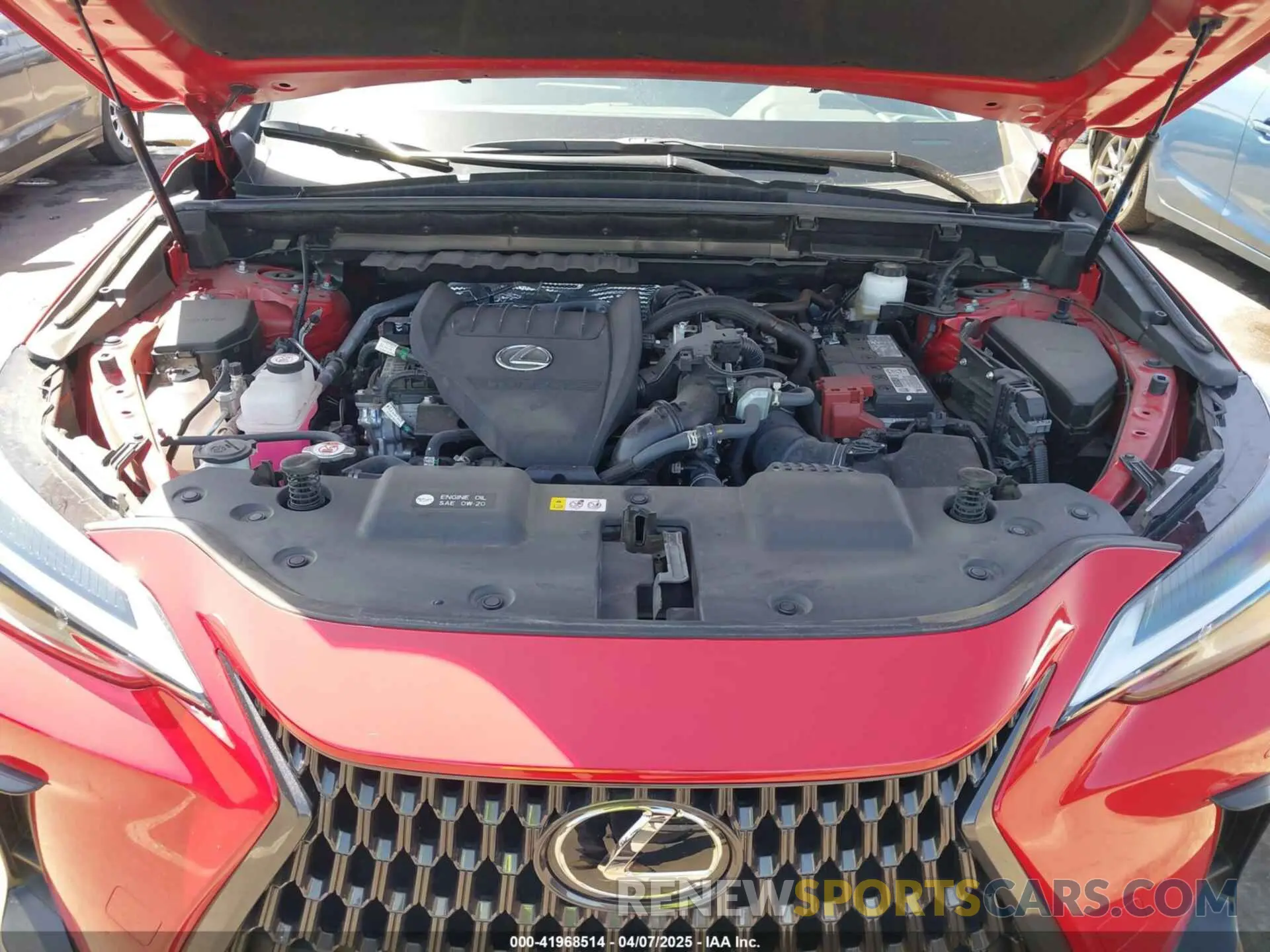 10 Photograph of a damaged car 2T2GGCEZ2PC020362 LEXUS NX 350 2023