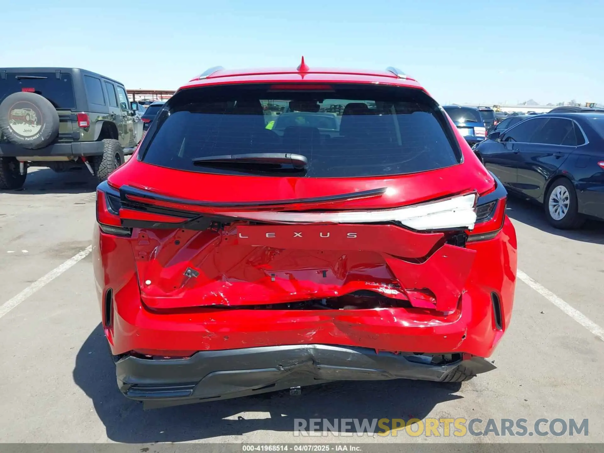 16 Photograph of a damaged car 2T2GGCEZ2PC020362 LEXUS NX 350 2023