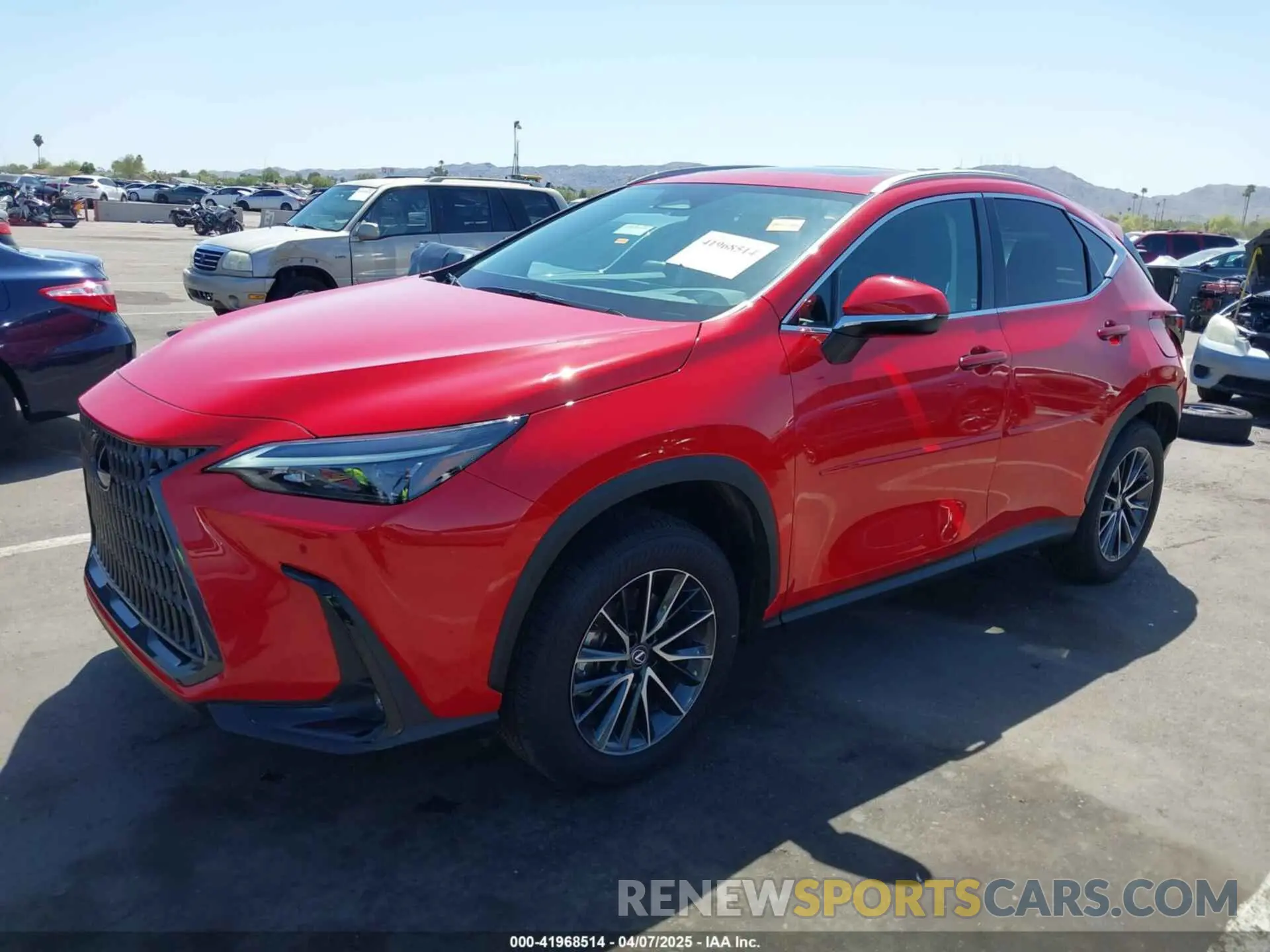 2 Photograph of a damaged car 2T2GGCEZ2PC020362 LEXUS NX 350 2023