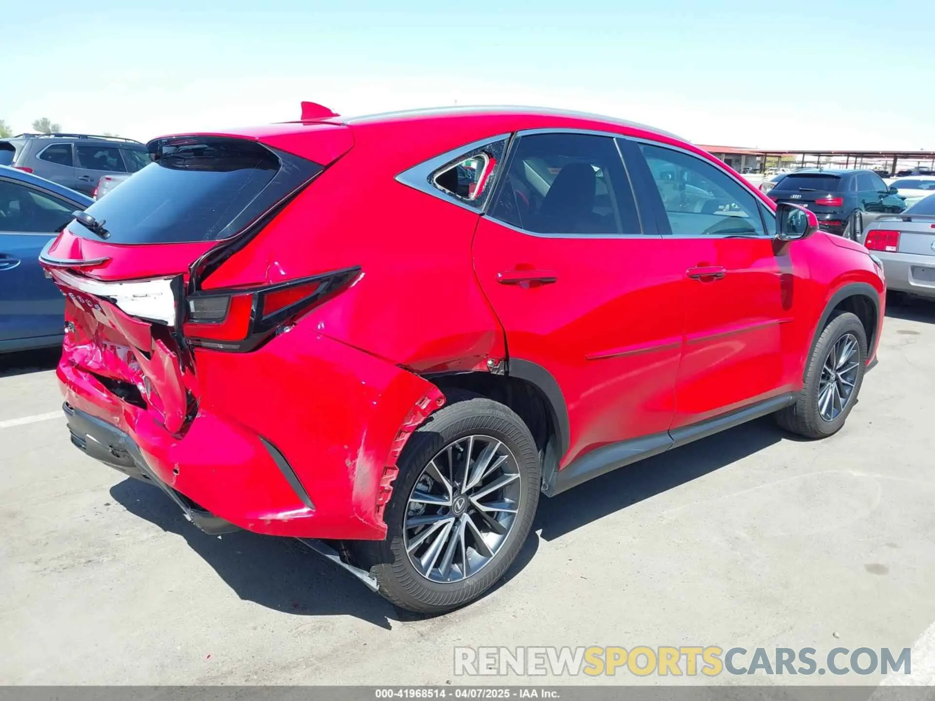 4 Photograph of a damaged car 2T2GGCEZ2PC020362 LEXUS NX 350 2023