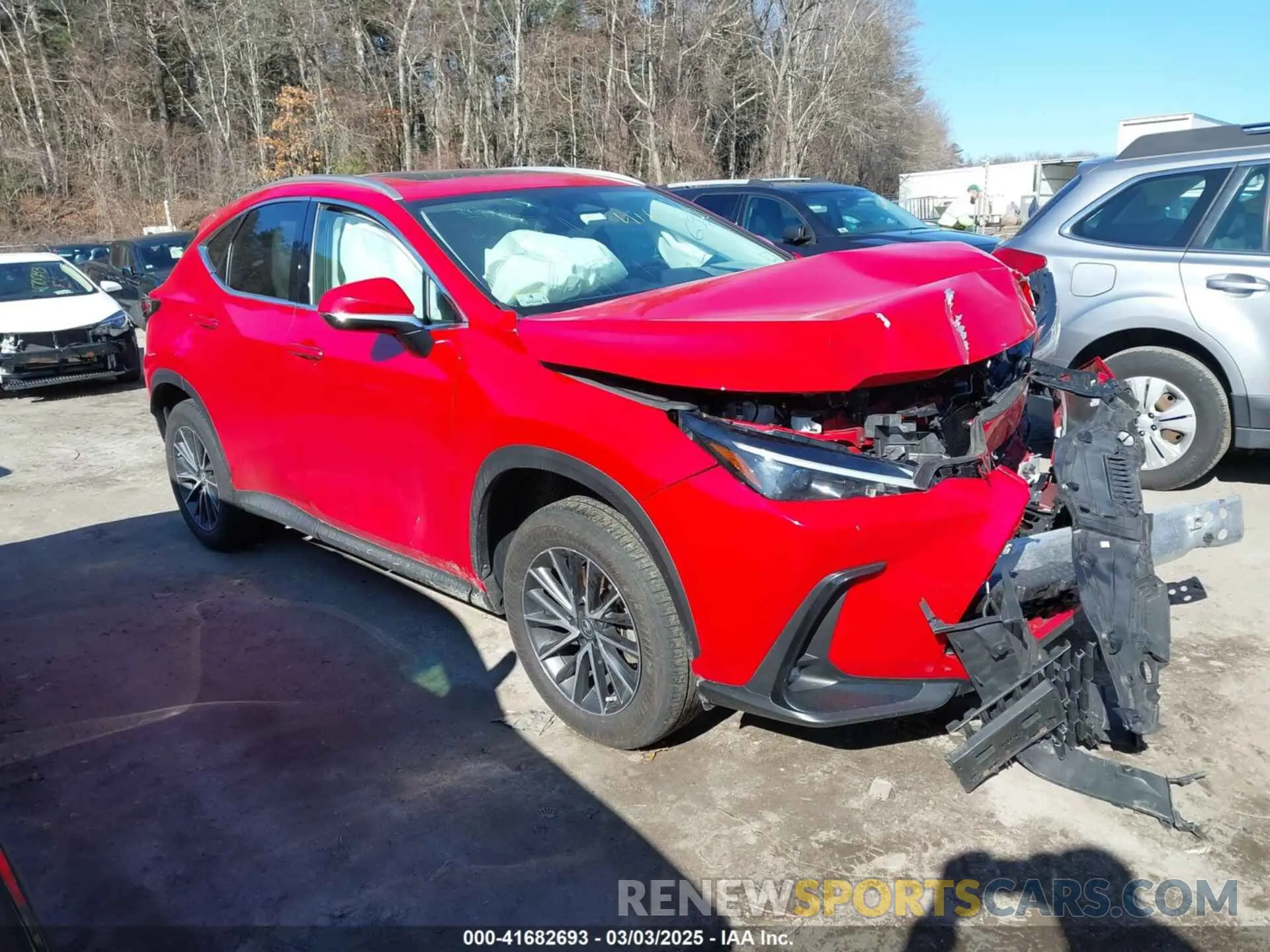 1 Фотография поврежденного автомобиля 2T2GGCEZ3PC019754 LEXUS NX 350 2023