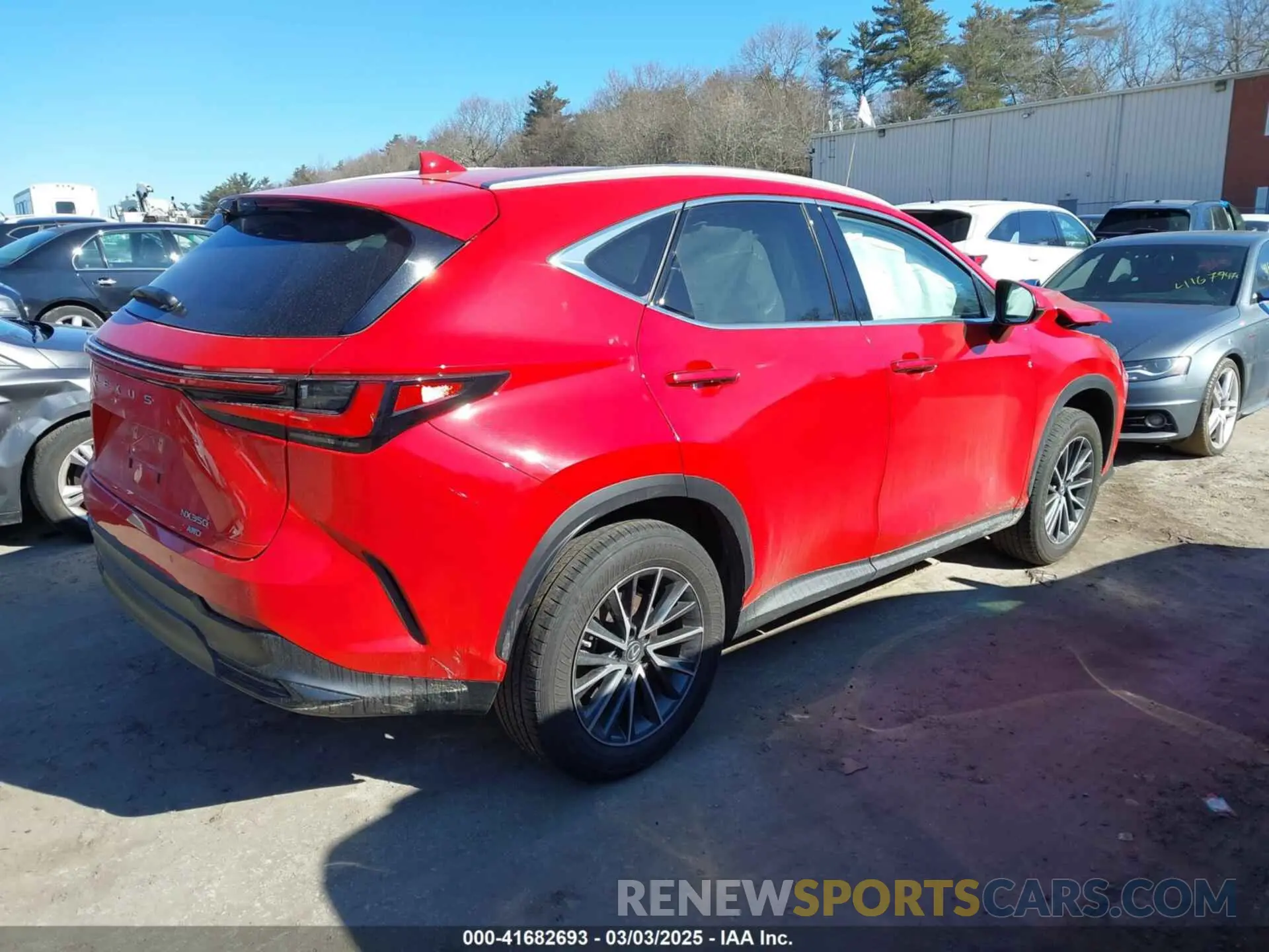 4 Фотография поврежденного автомобиля 2T2GGCEZ3PC019754 LEXUS NX 350 2023