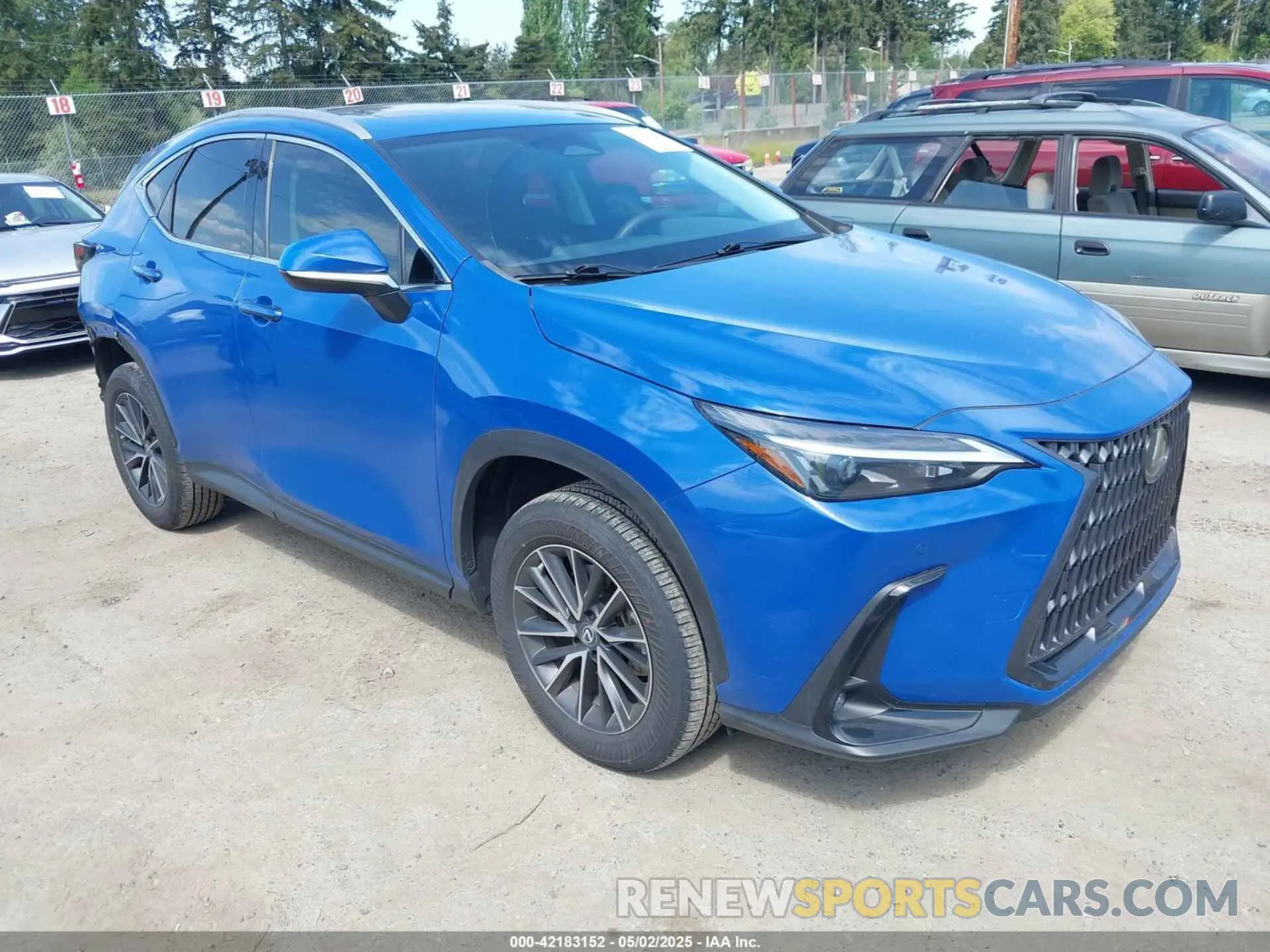 1 Photograph of a damaged car 2T2GGCEZ4PC017768 LEXUS NX 350 2023