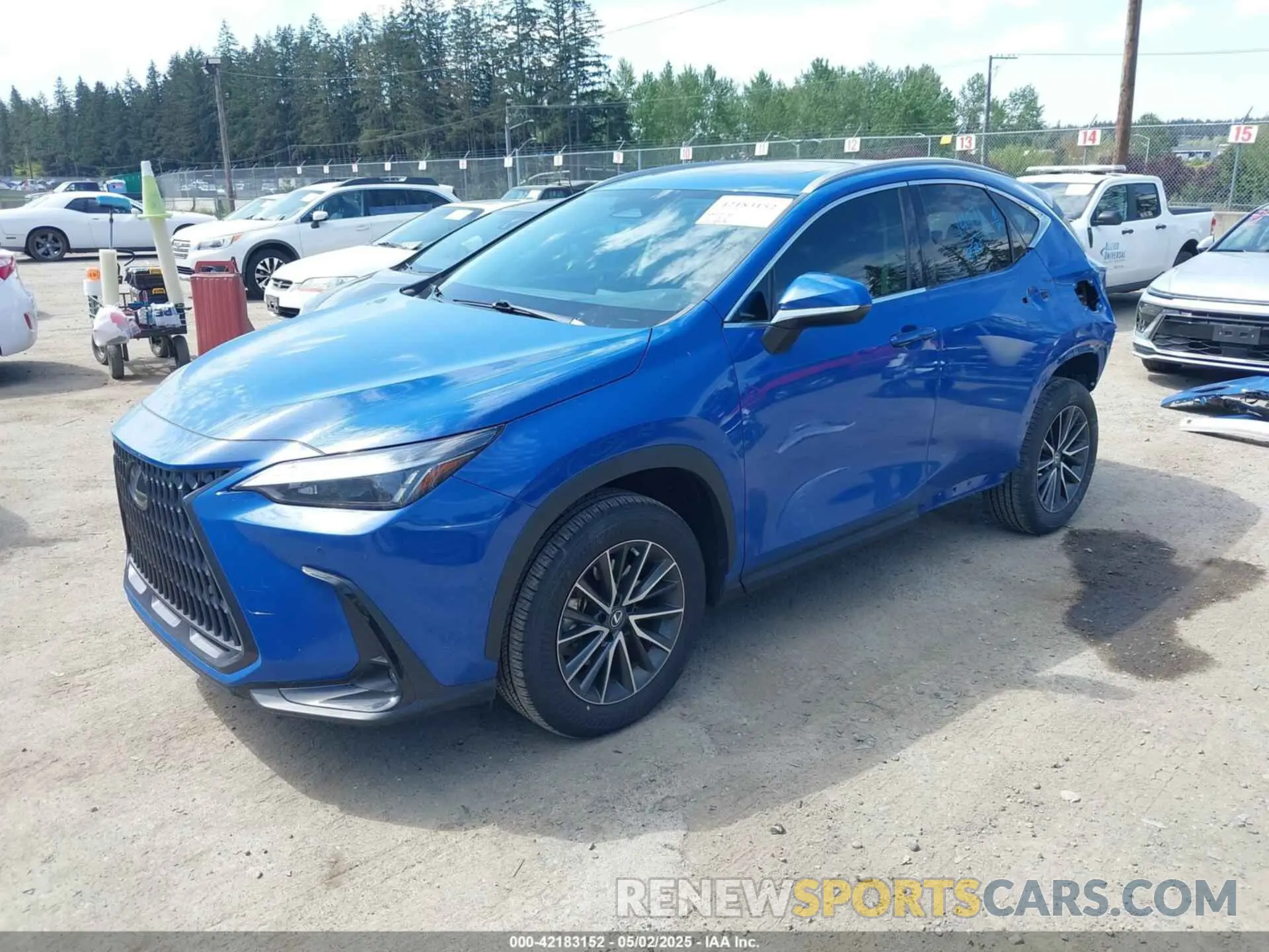 2 Photograph of a damaged car 2T2GGCEZ4PC017768 LEXUS NX 350 2023