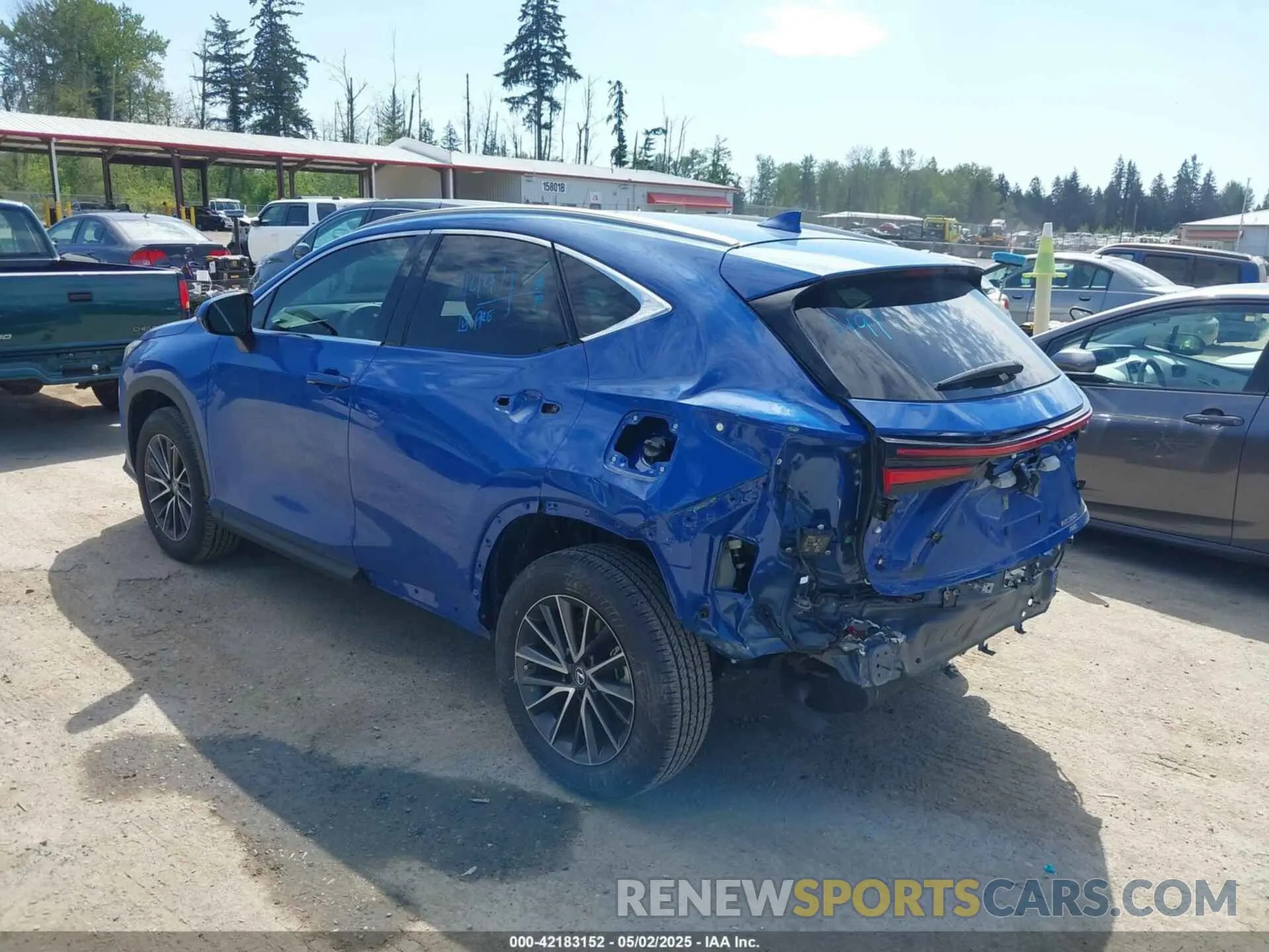 3 Photograph of a damaged car 2T2GGCEZ4PC017768 LEXUS NX 350 2023