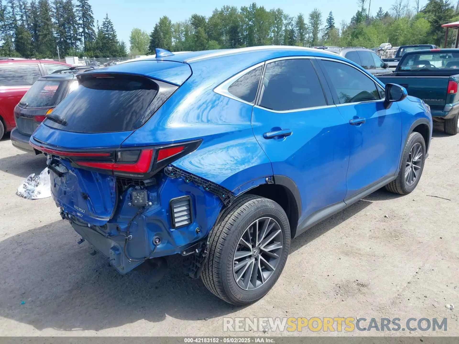 4 Photograph of a damaged car 2T2GGCEZ4PC017768 LEXUS NX 350 2023