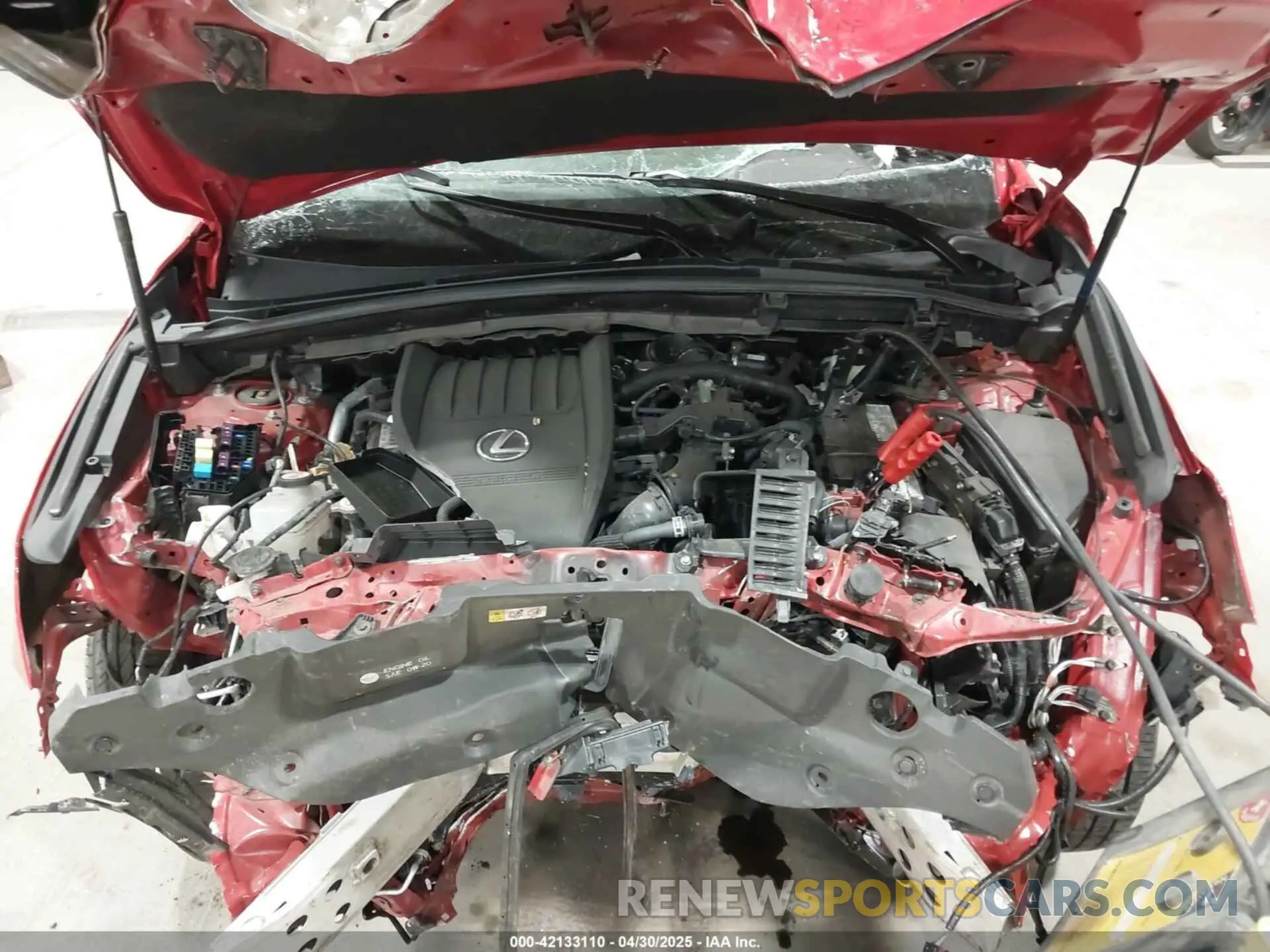 10 Photograph of a damaged car 2T2GGCEZ5PC020436 LEXUS NX 350 2023