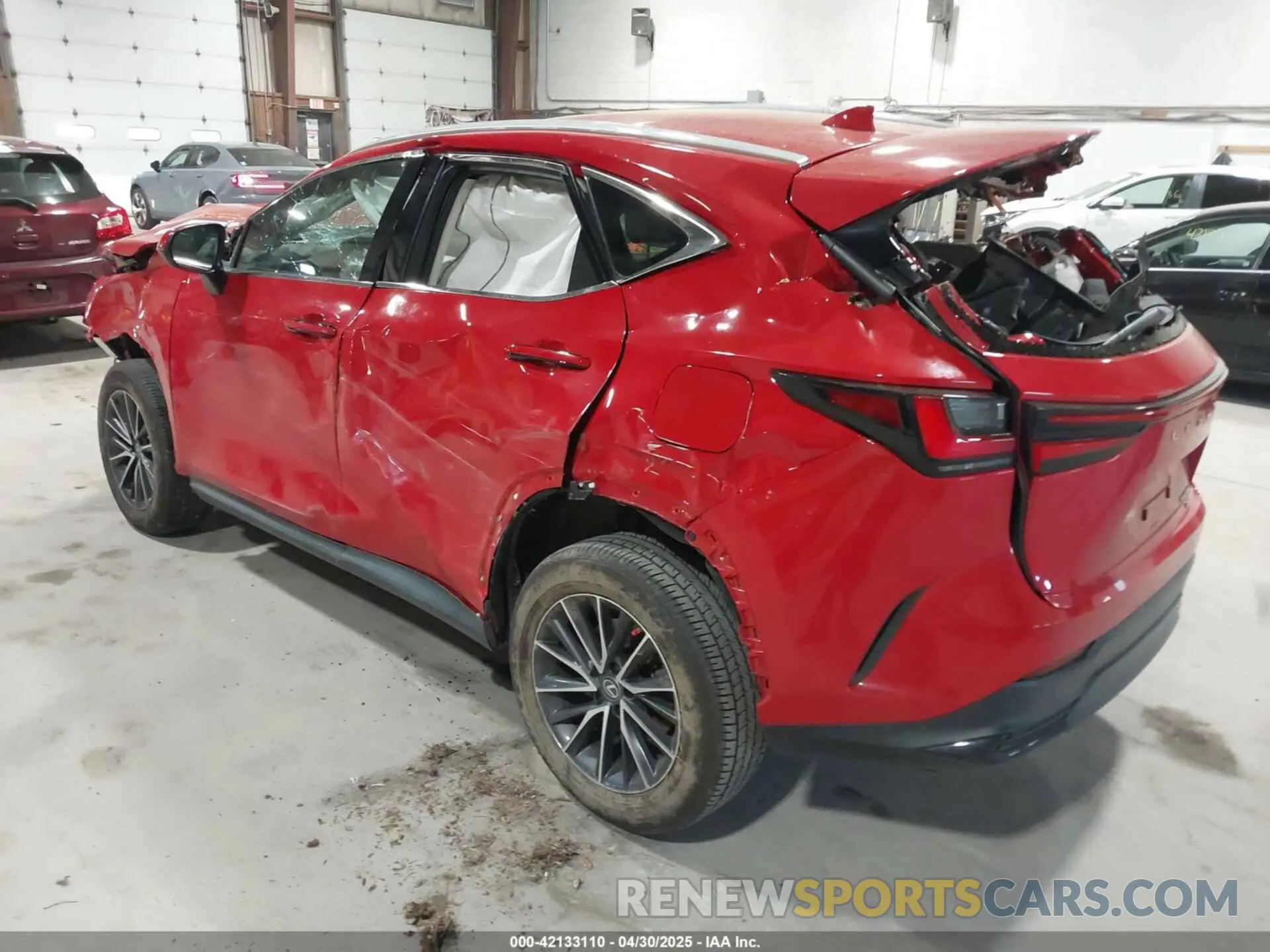 14 Photograph of a damaged car 2T2GGCEZ5PC020436 LEXUS NX 350 2023