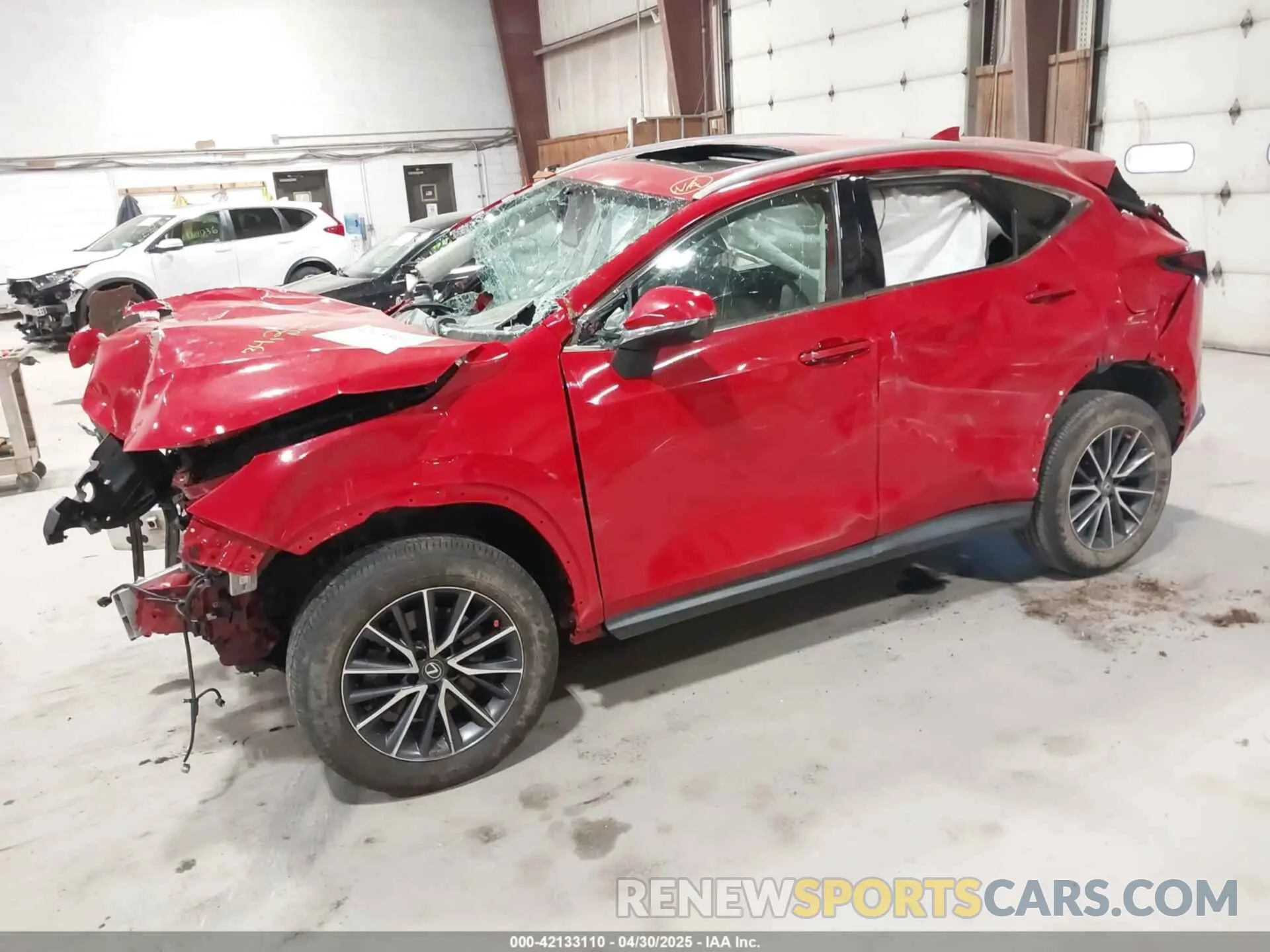 2 Photograph of a damaged car 2T2GGCEZ5PC020436 LEXUS NX 350 2023