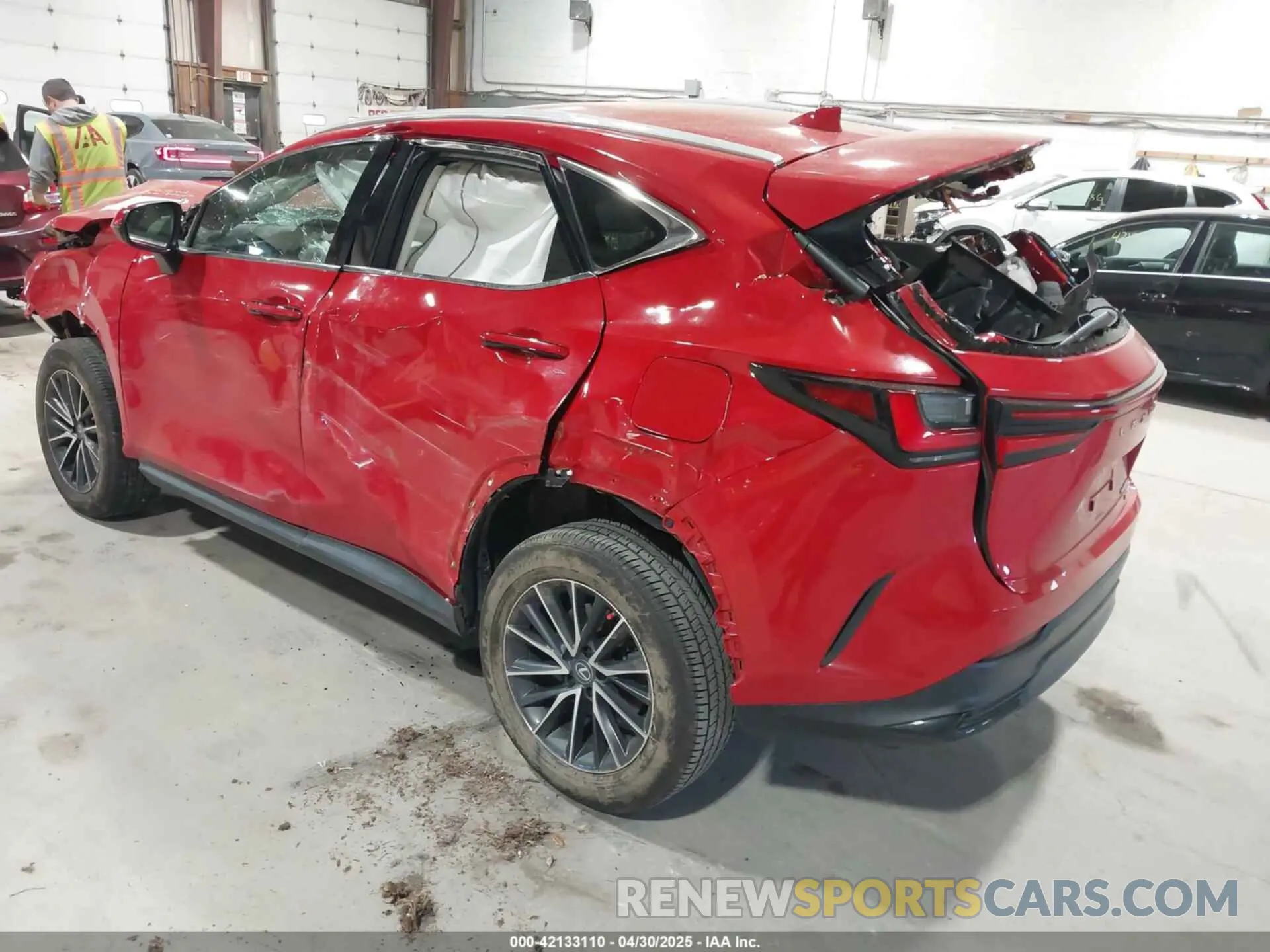 3 Photograph of a damaged car 2T2GGCEZ5PC020436 LEXUS NX 350 2023