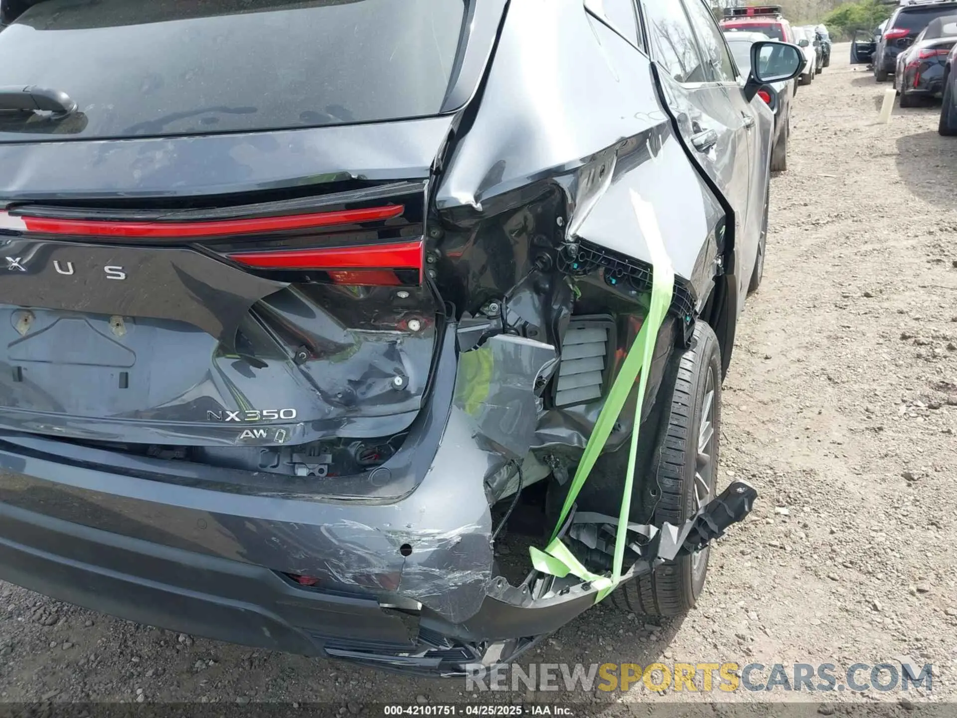 17 Photograph of a damaged car 2T2GGCEZ8PC024142 LEXUS NX 350 2023