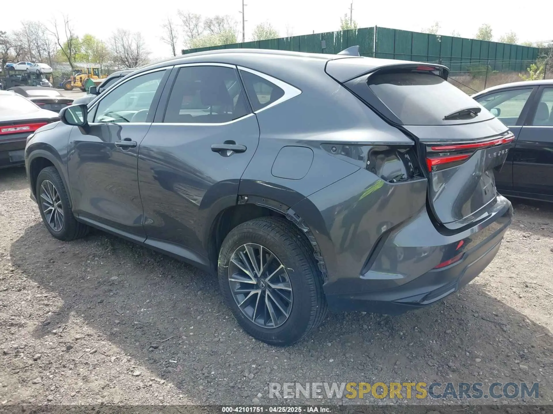 3 Photograph of a damaged car 2T2GGCEZ8PC024142 LEXUS NX 350 2023