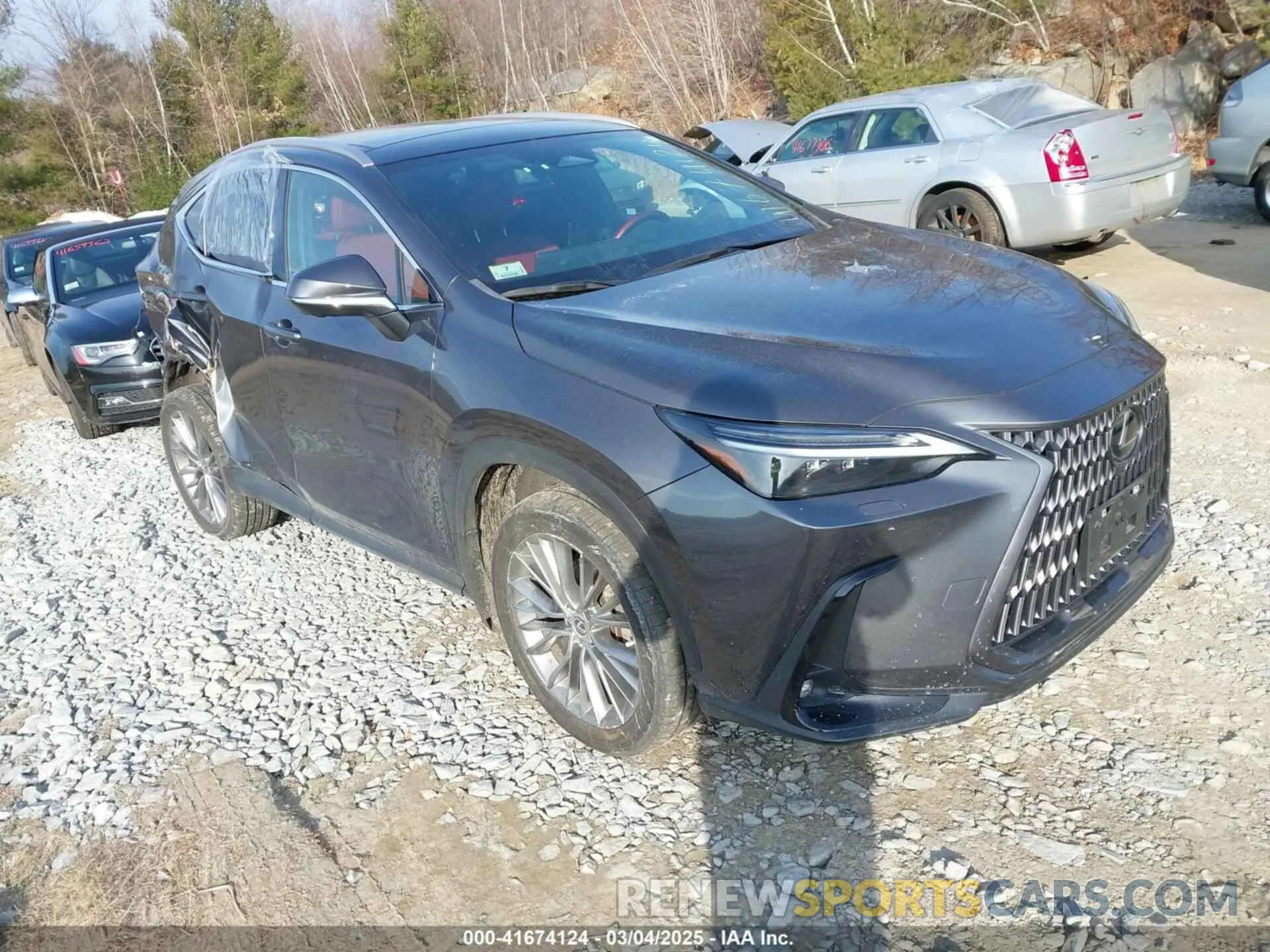 1 Photograph of a damaged car 2T2HGCEZ8PC030334 LEXUS NX 350 2023