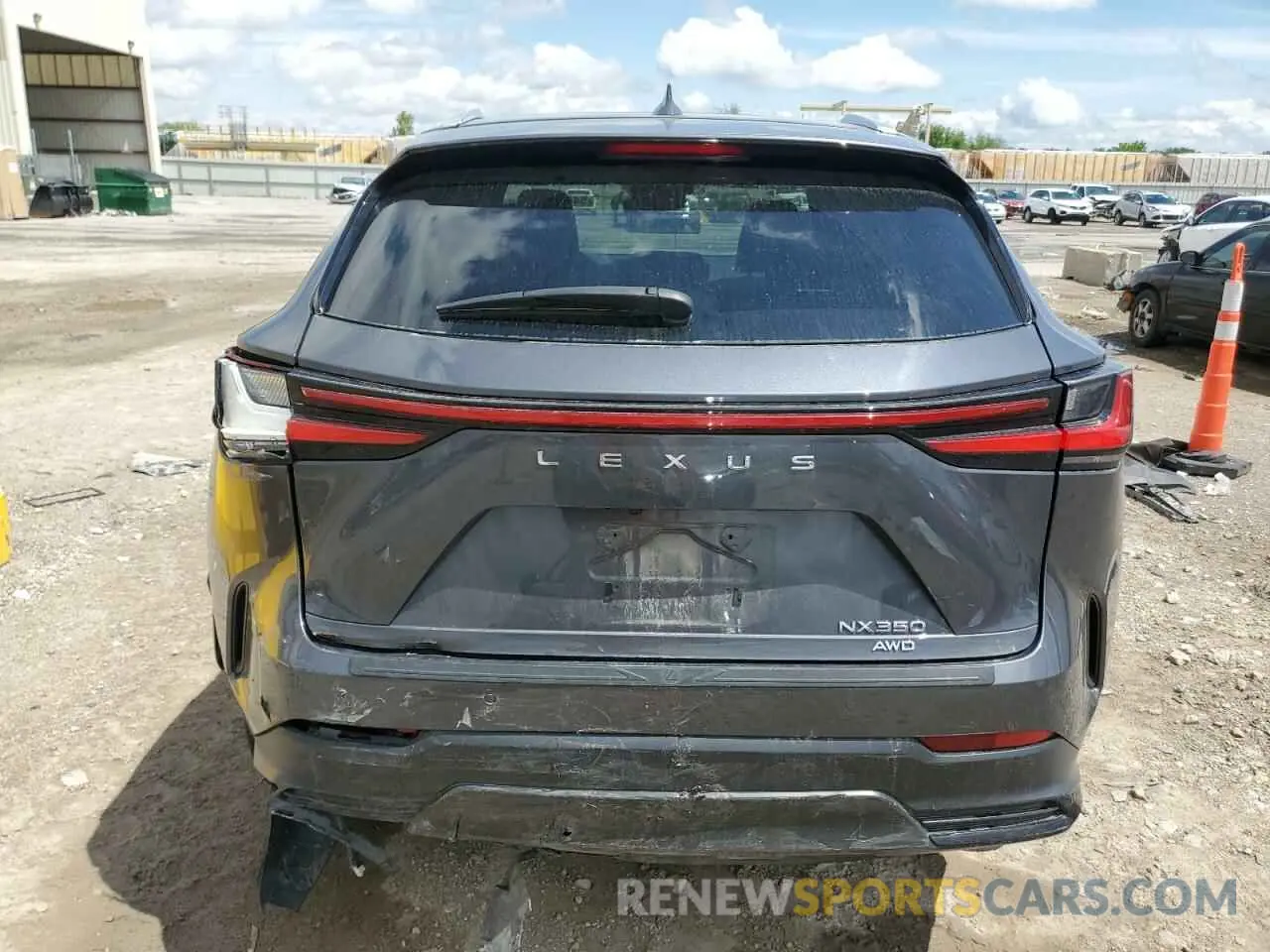 6 Фотография поврежденного автомобиля 2T2HGCEZXPC027533 LEXUS NX 350 2023