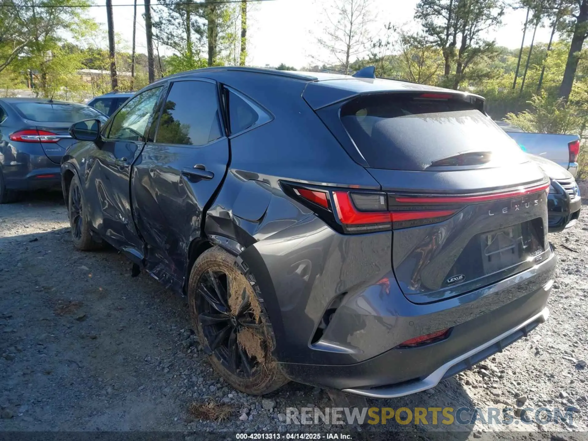 3 Фотография поврежденного автомобиля 2T2KGCEZXPC018496 LEXUS NX 350 2023