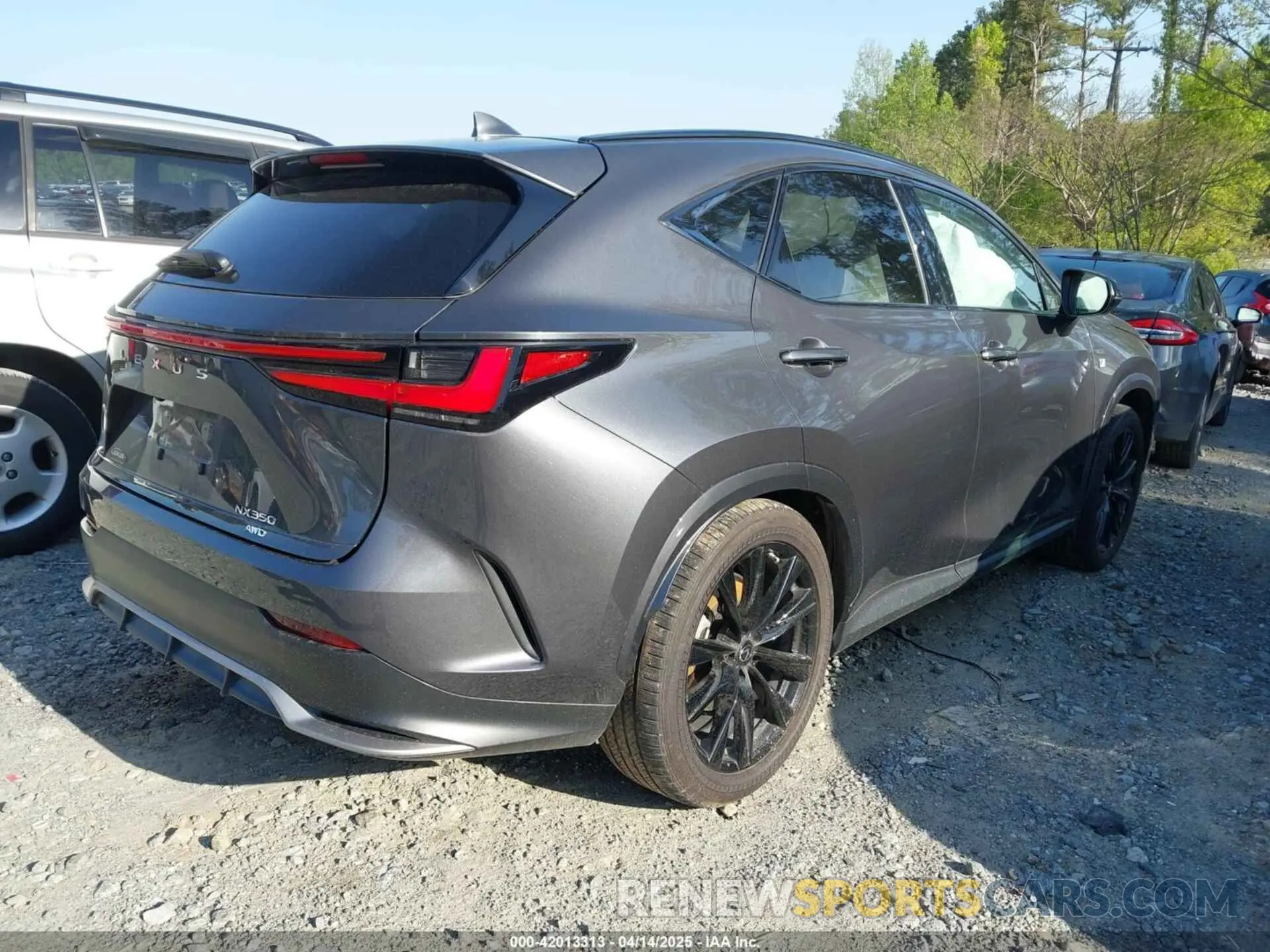 4 Фотография поврежденного автомобиля 2T2KGCEZXPC018496 LEXUS NX 350 2023