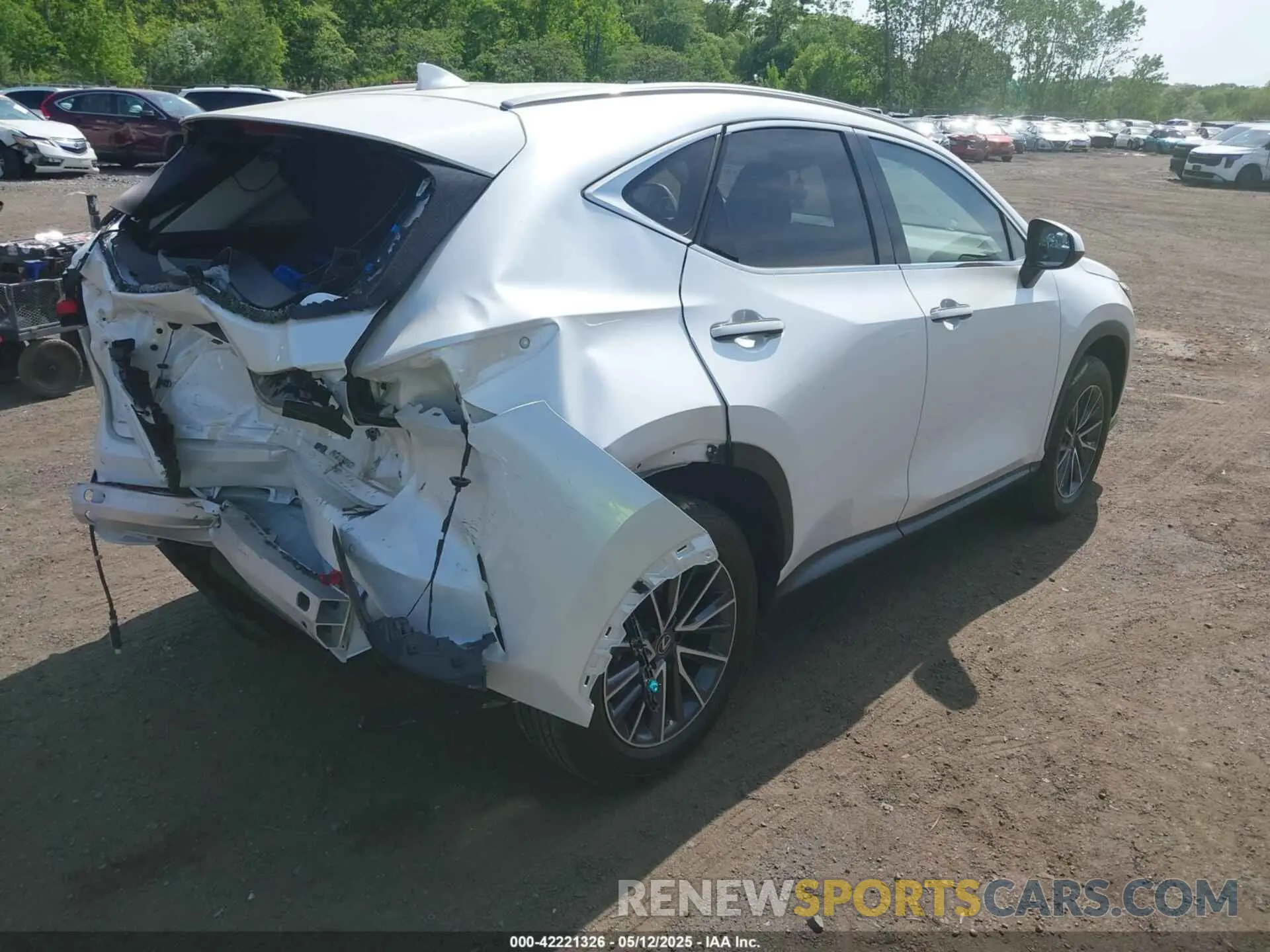4 Фотография поврежденного автомобиля JTJGGCEZ1P5005429 LEXUS NX 350 2023