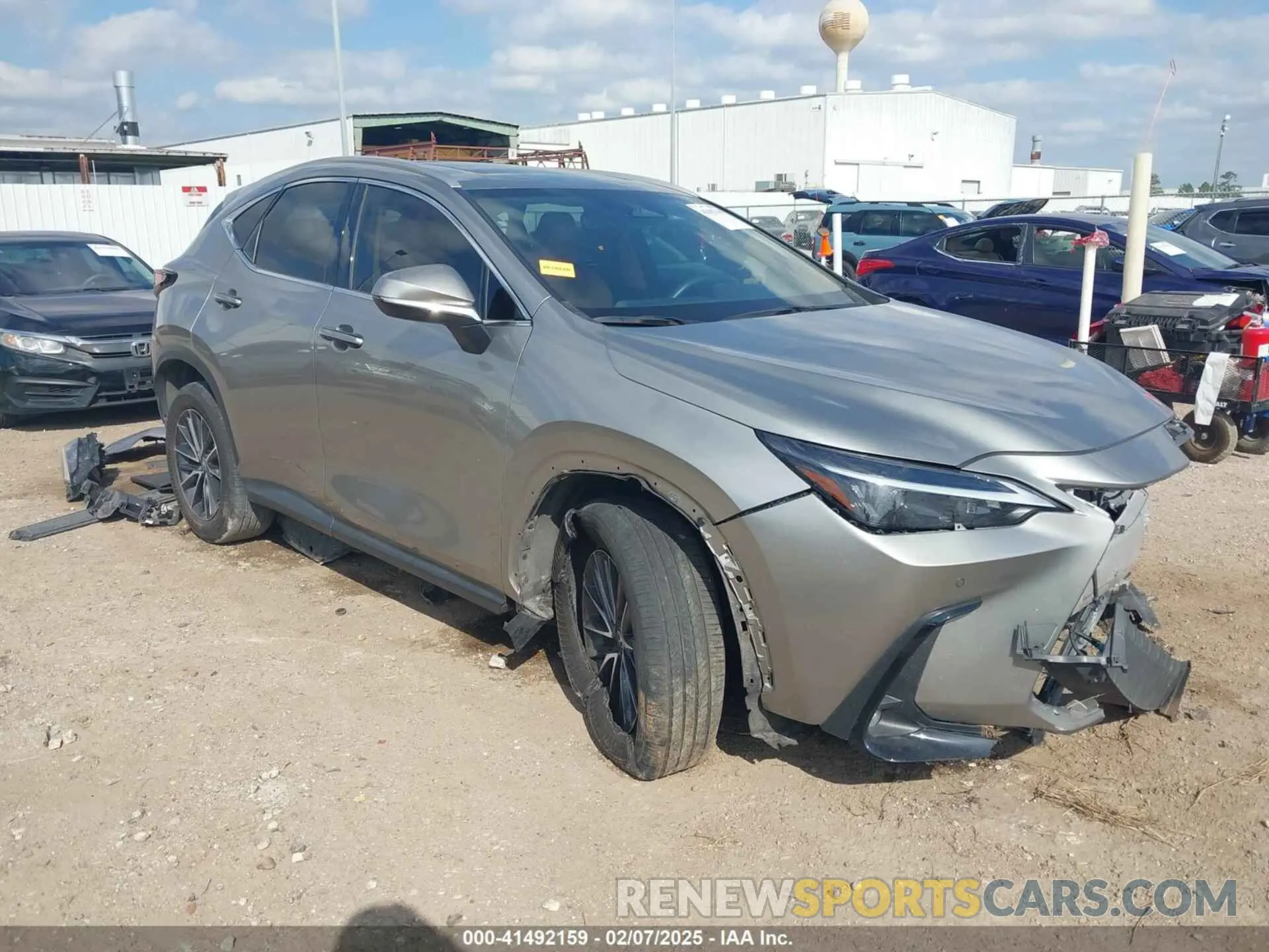 1 Photograph of a damaged car 2T2GGCEZXRC038367 LEXUS NX 350 2024