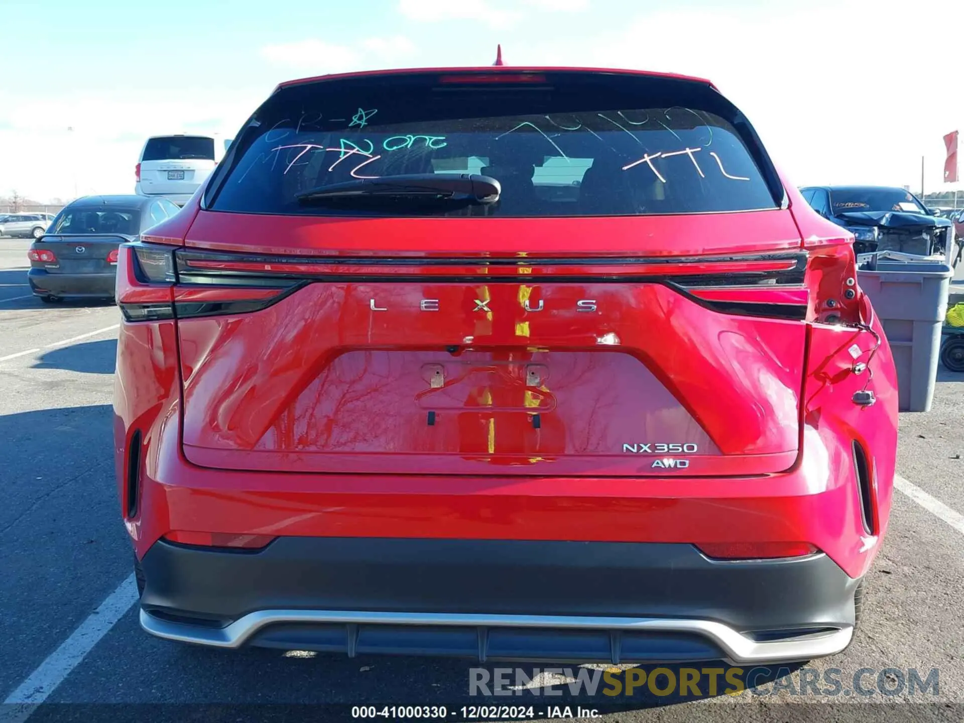 16 Photograph of a damaged car 2T2KGCEZ0RC043443 LEXUS NX 350 2024