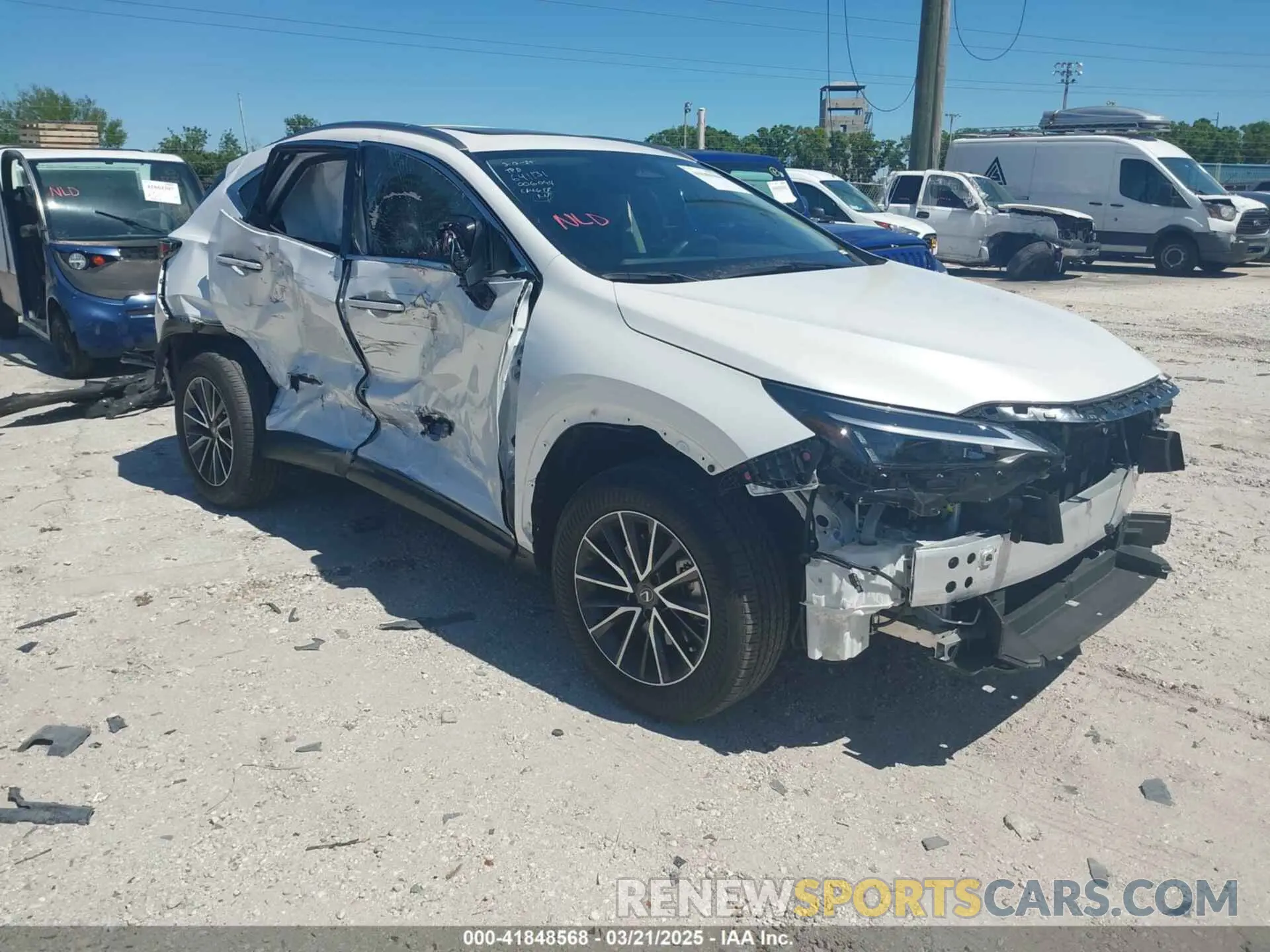 1 Photograph of a damaged car JTJGGCEZ8R5006094 LEXUS NX 350 2024