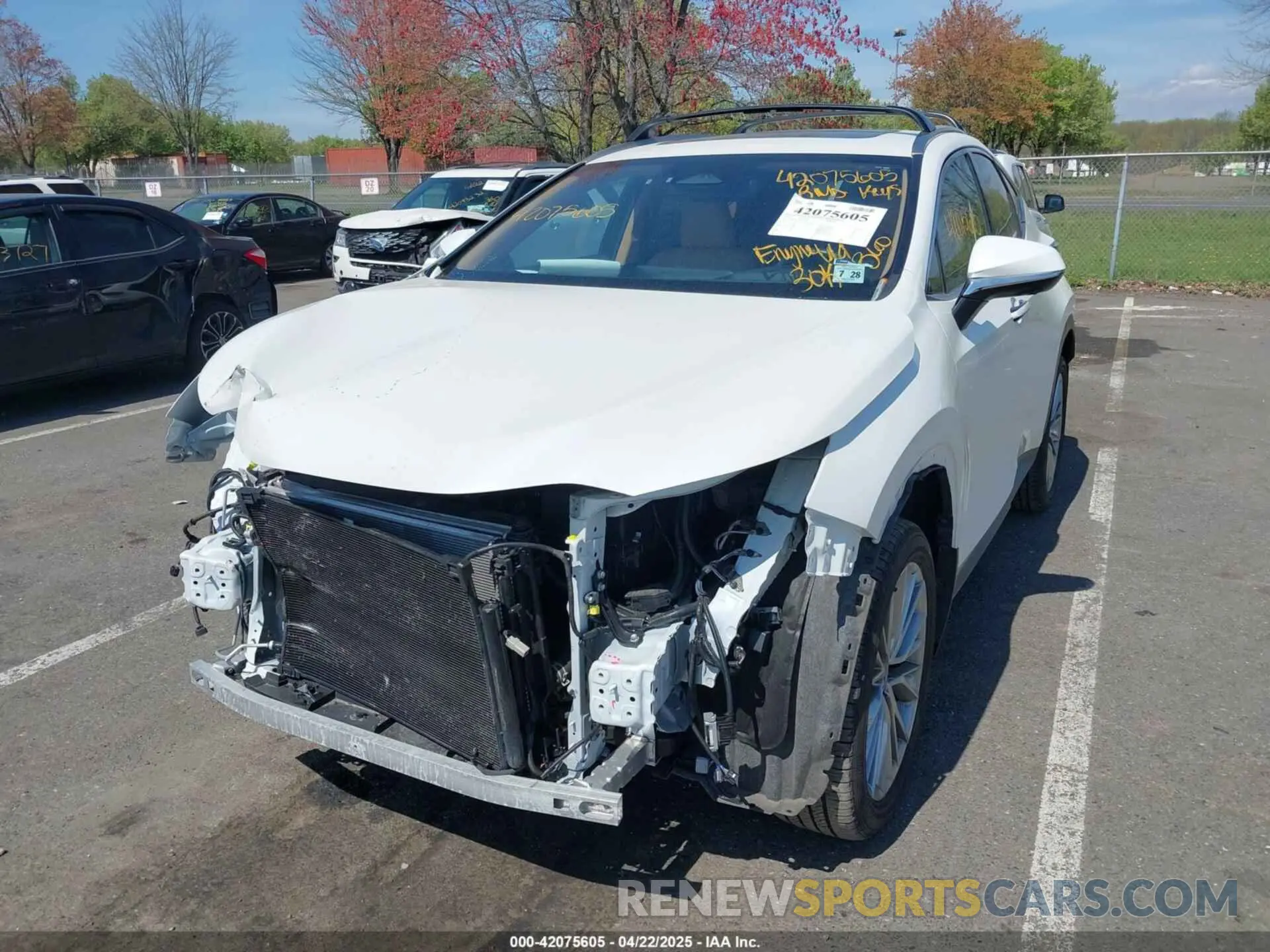 2 Фотография поврежденного автомобиля JTJHGCEZ9R2011147 LEXUS NX 350 2024